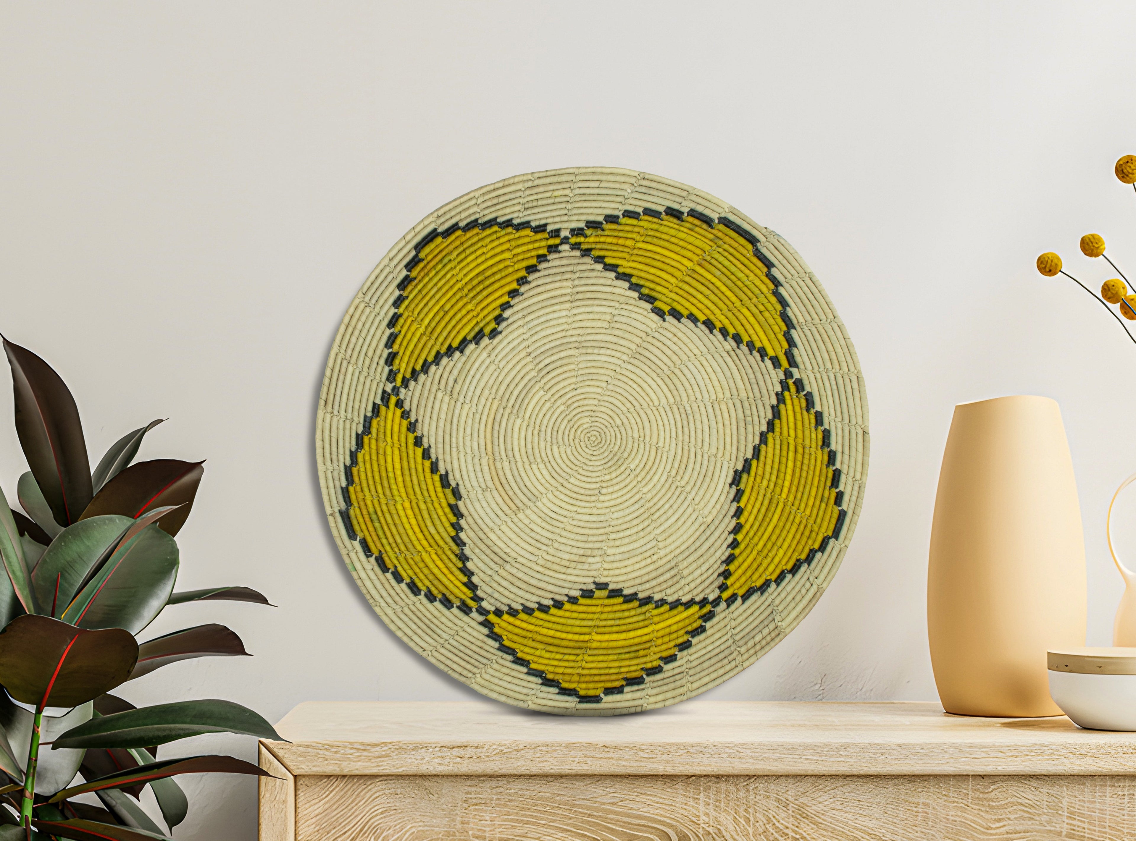 Sunlit Mesa Mat Wall Basket 14-inch MT-220-15