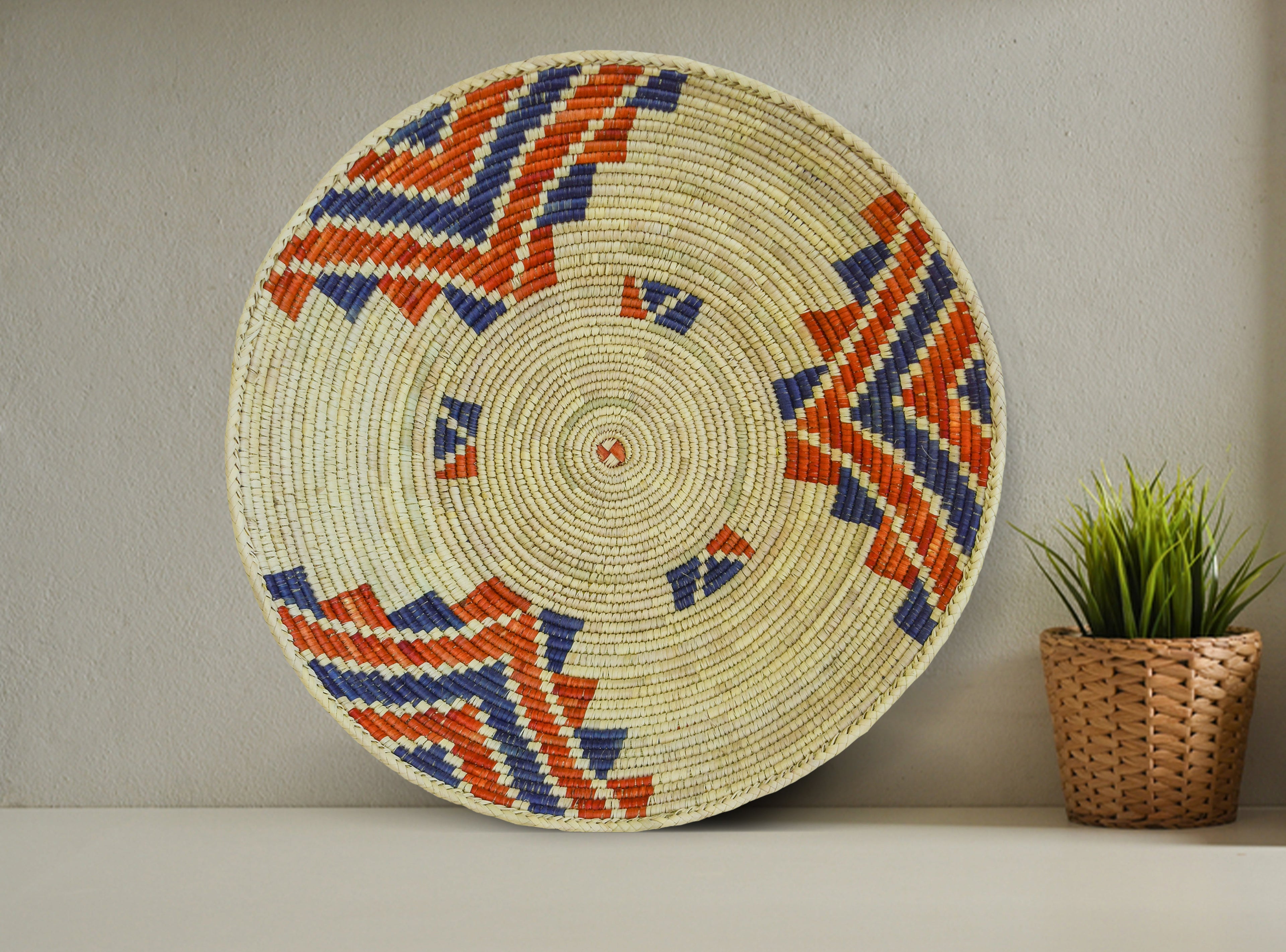 Kiwa Flower Bowl Basket 22-Inch LBW-79-22 A