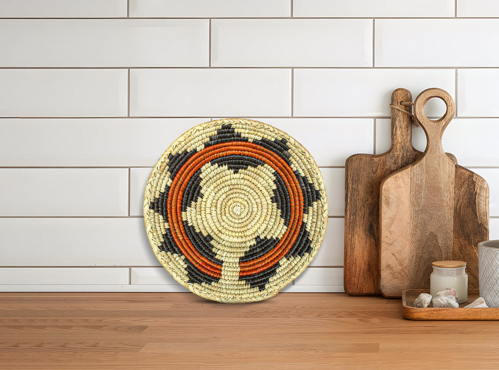 Star Brown Bowl Basket 8-inch LBW-88-7