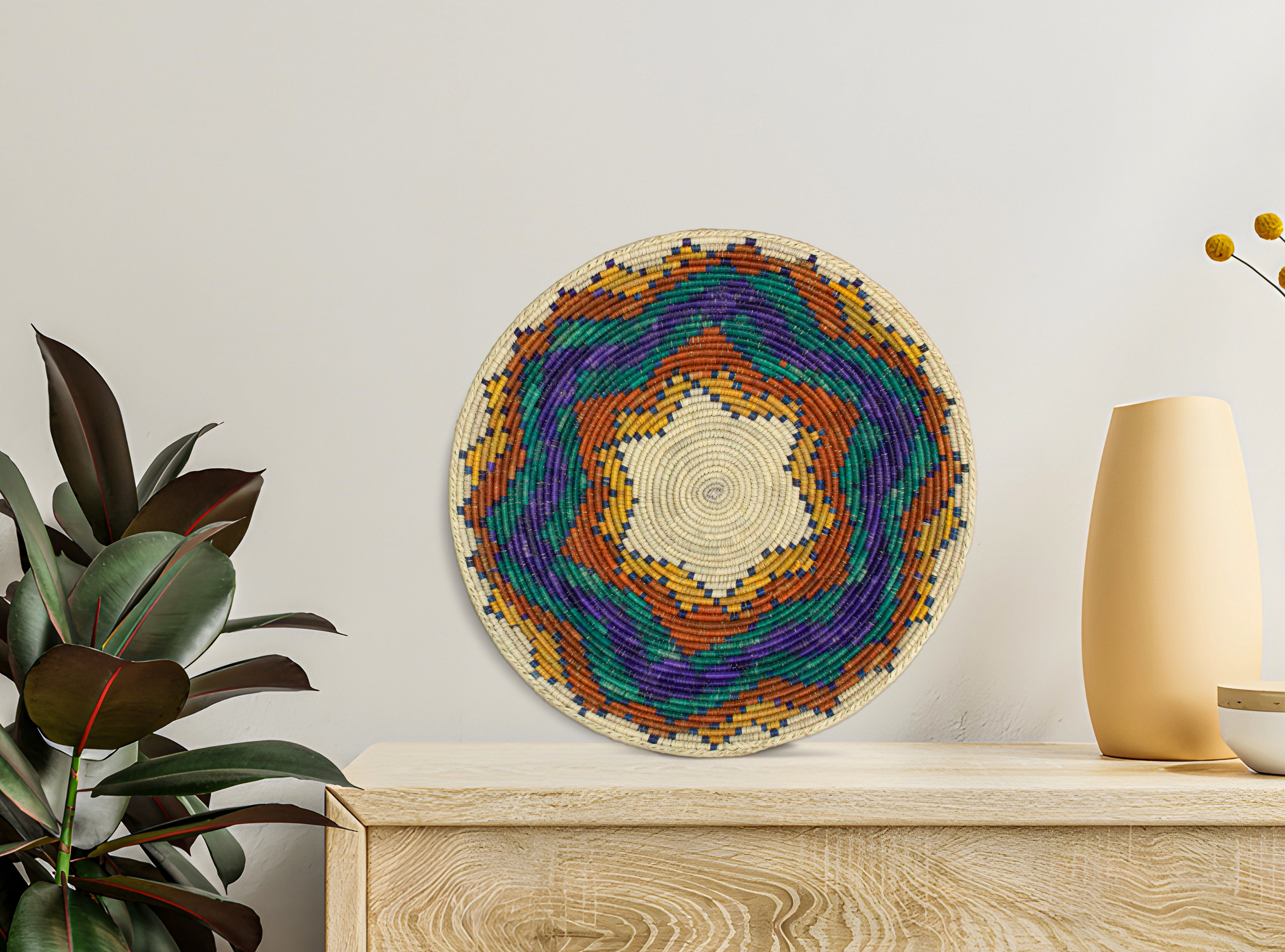 Multi Pyramids Bowl Basket 14-inch BSK-036-14