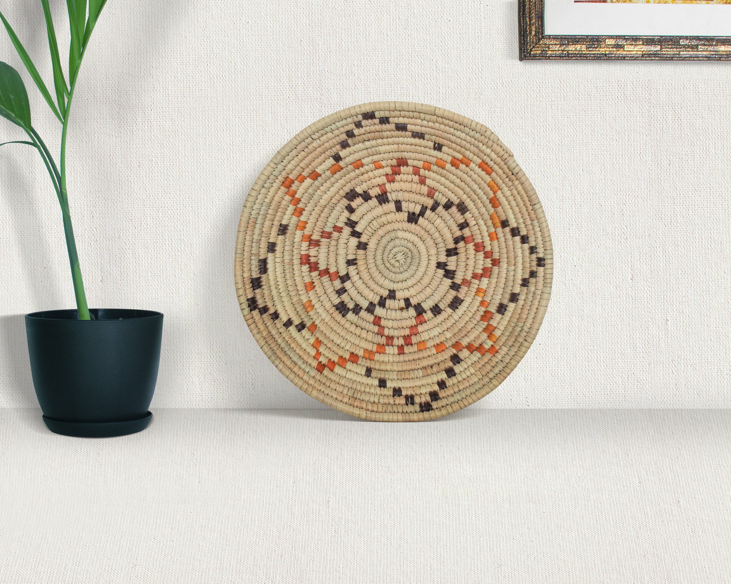 Rainbow Beige Bowl Basket