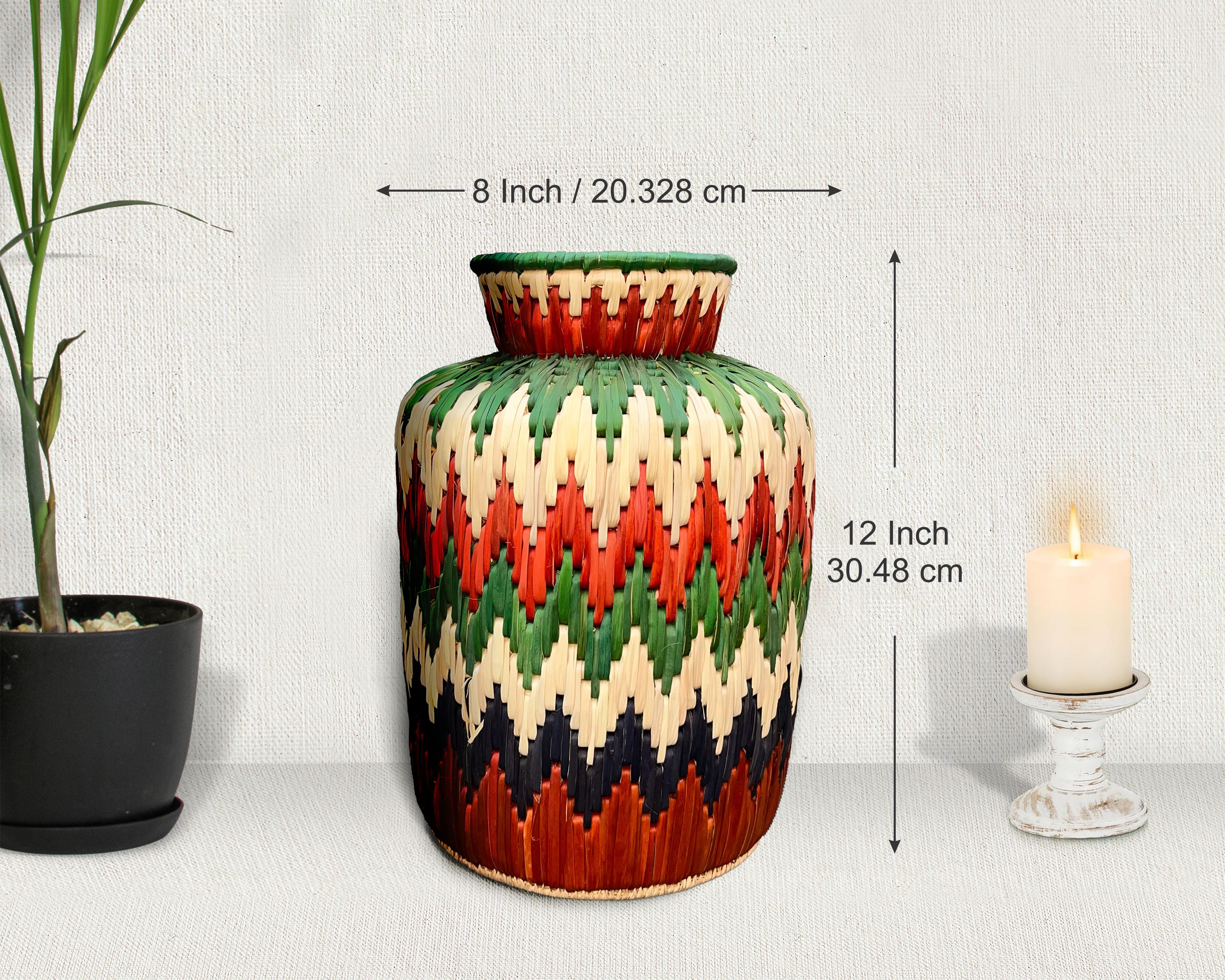 Large 12 Inch Handmade Statement Vase SV-1802-12