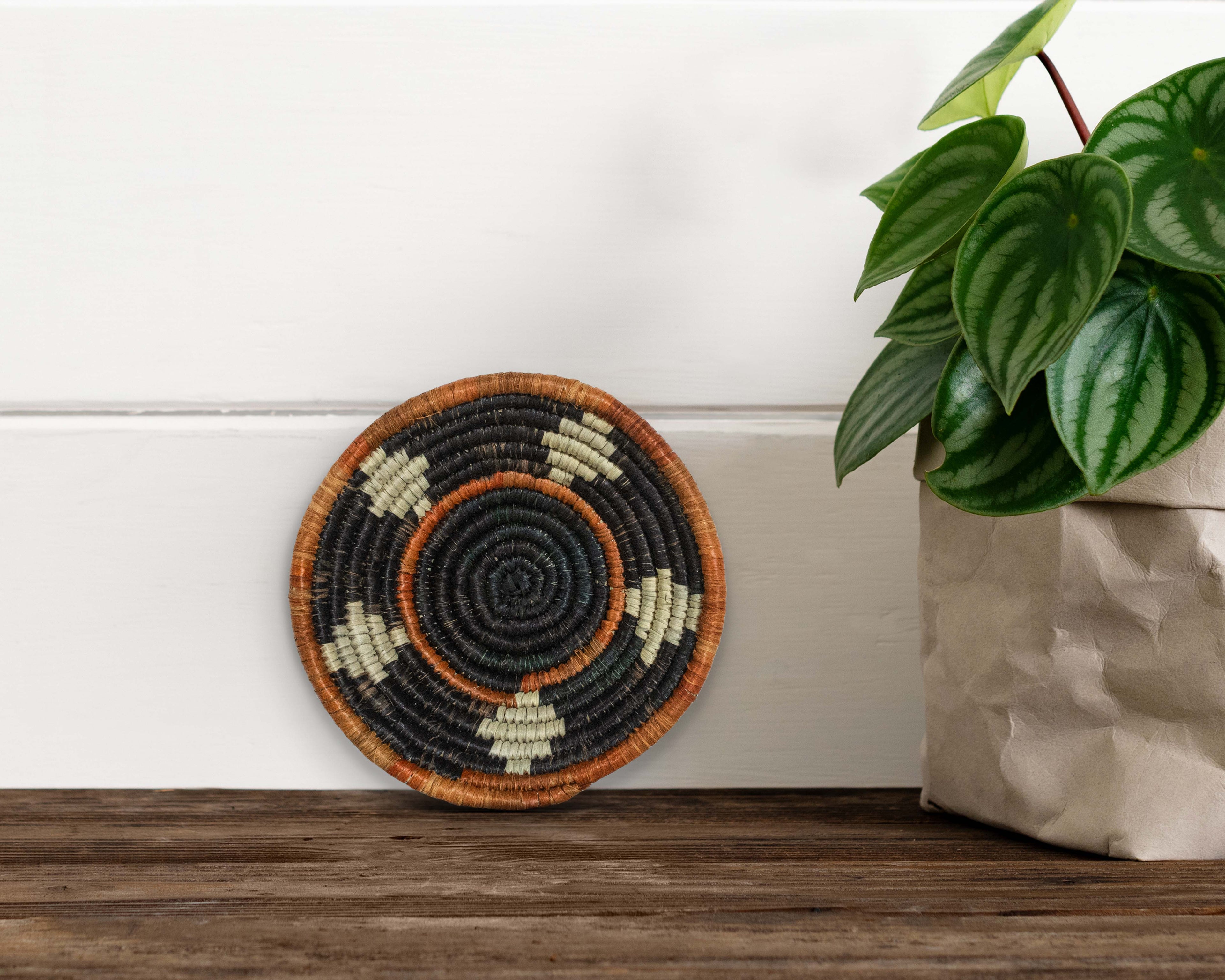 Boho Medallions Miniature Basket Pack of 5 - LBW-1609-5 A