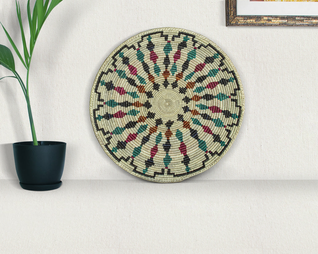 Dancing Arrows Bowl Basket 14-inch BSK-073-14