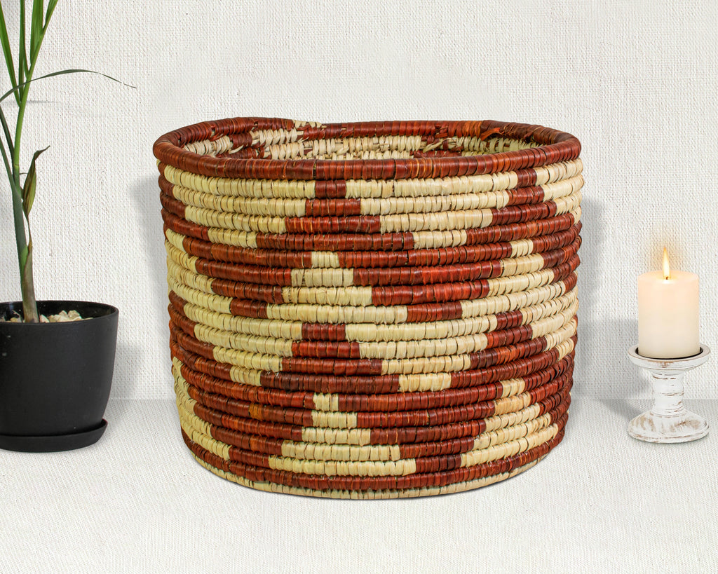 Desert Echo Handwoven Planter Basket - 12-inch PB-920