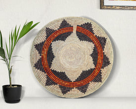 Authentic Navajo Inspired Bowl Basket 22-Inch