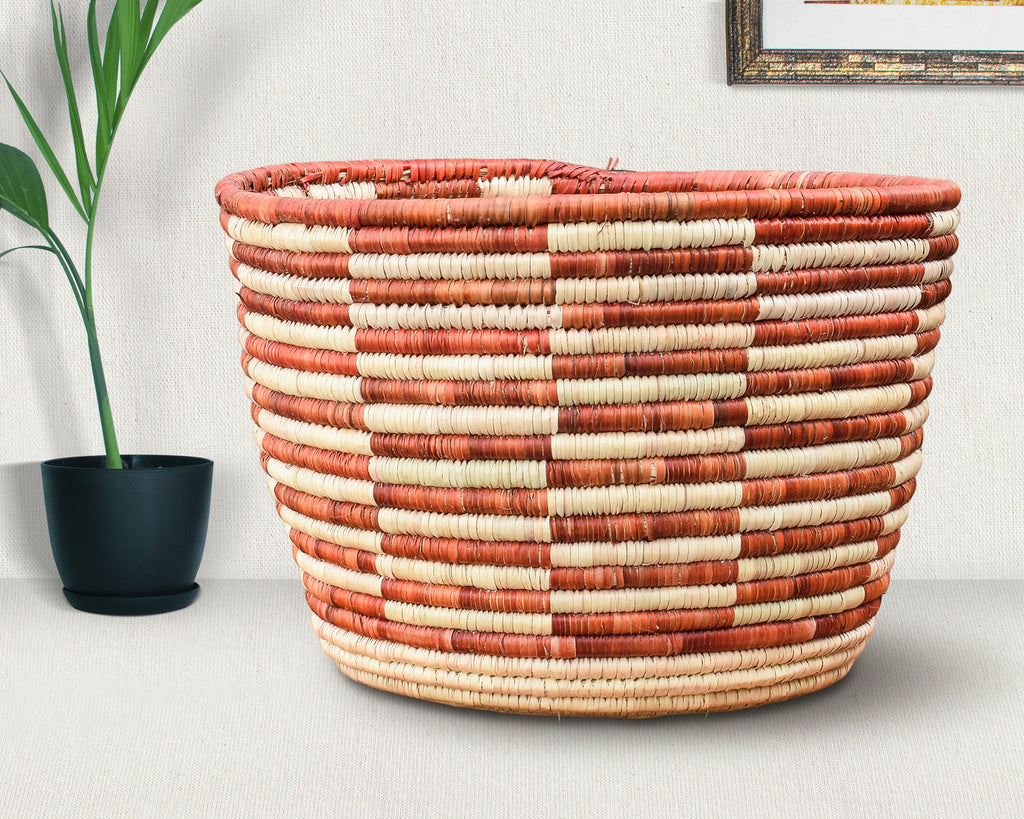 Check Grid Planter Basket