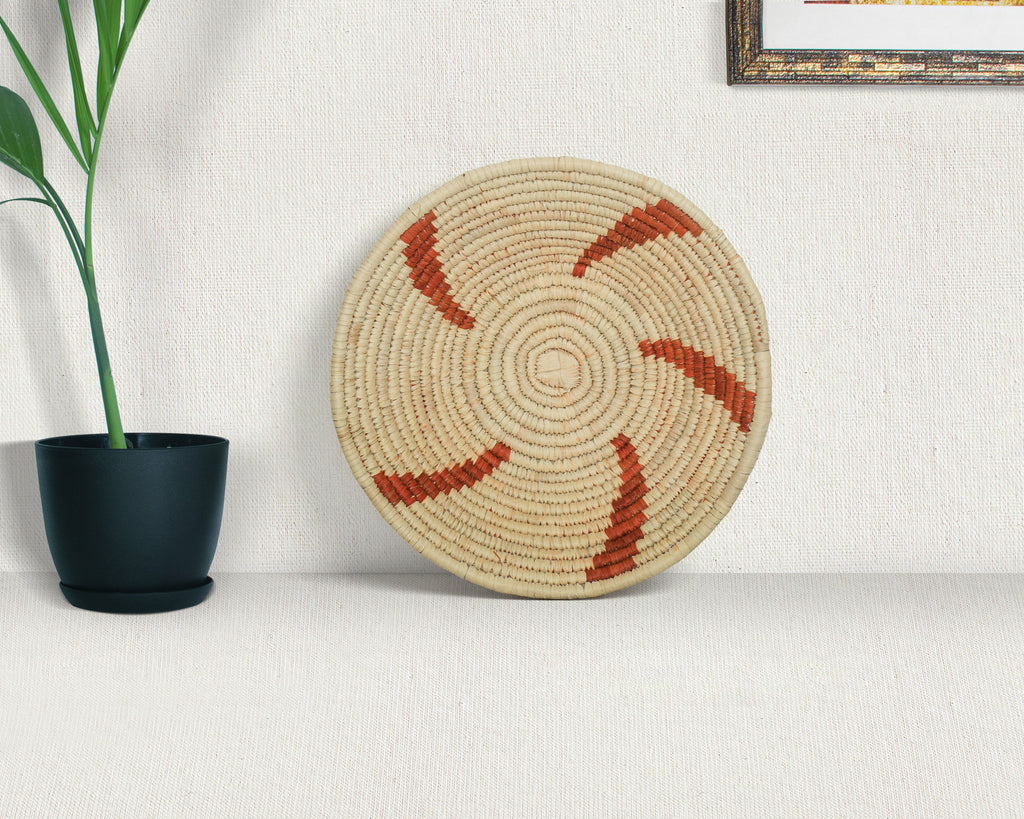 Rustic Swirl Bowl Basket