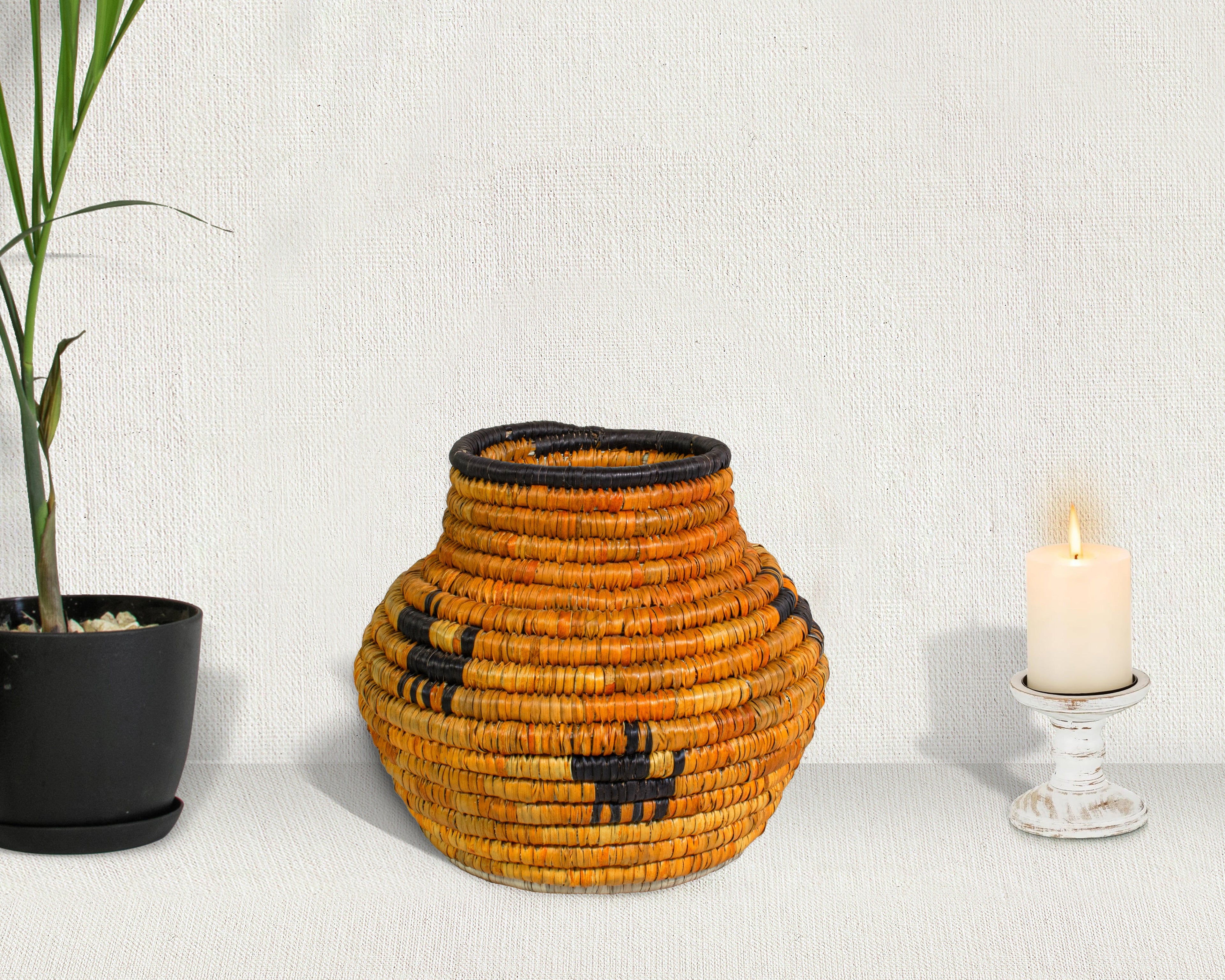 Orange Dogs Vintage Potter Basket - PP-1117-8