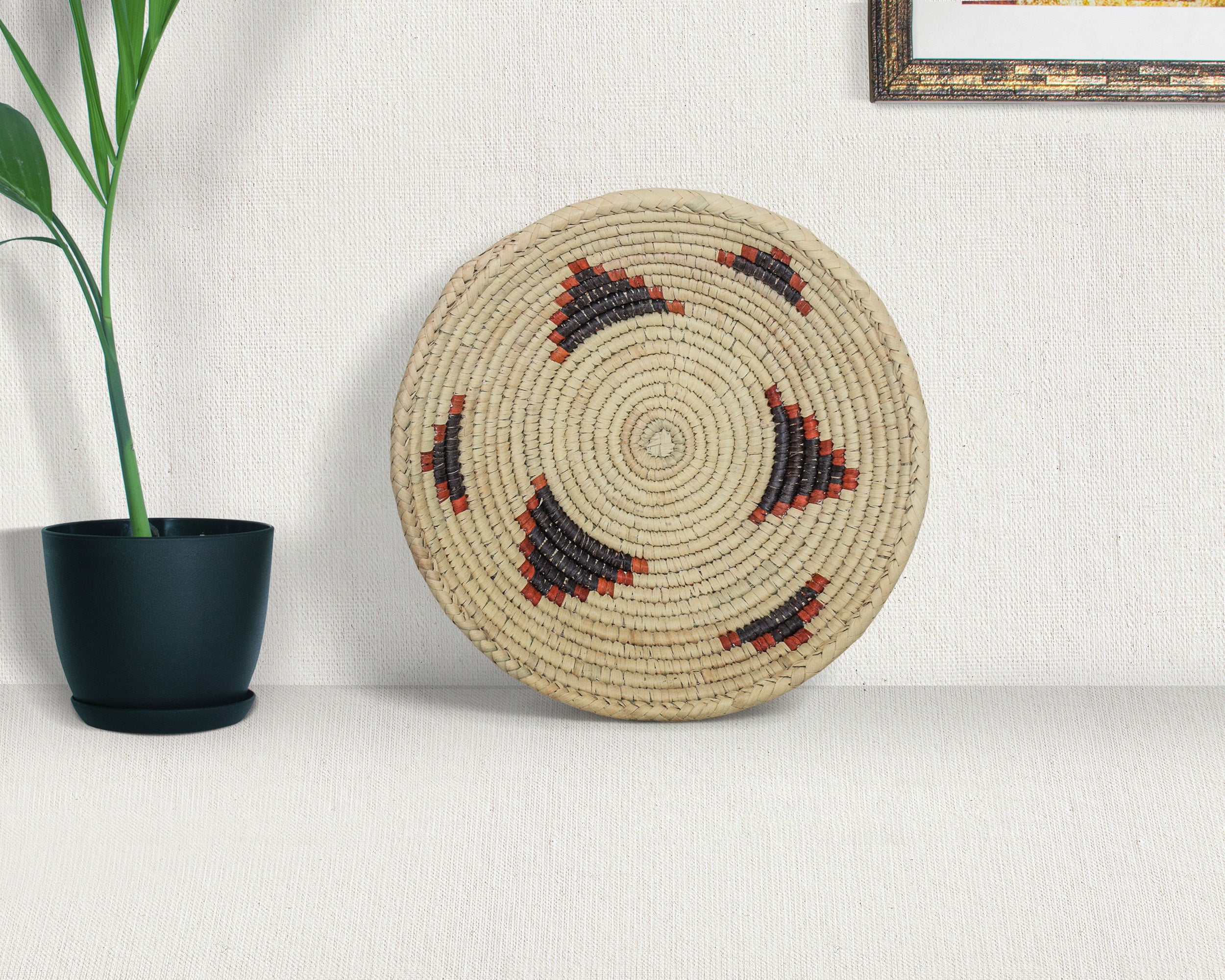 Black Triangles Bowl Basket