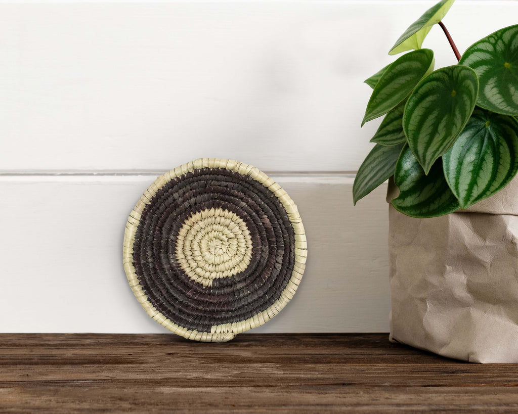 Boho Spinner Black Miniature Basket Pack of 5 - LBW-1610-5 A