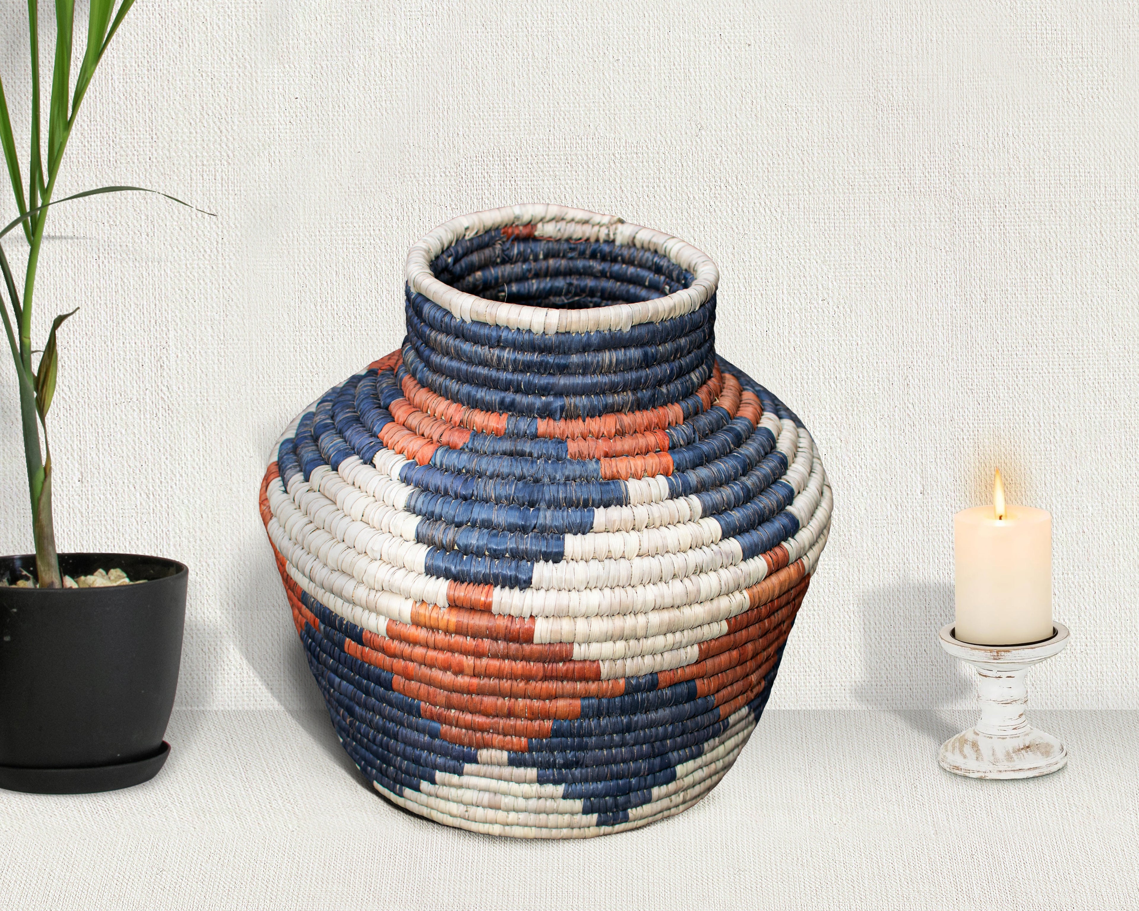 Storm Night Vintage Potter Basket - PP-1135-12