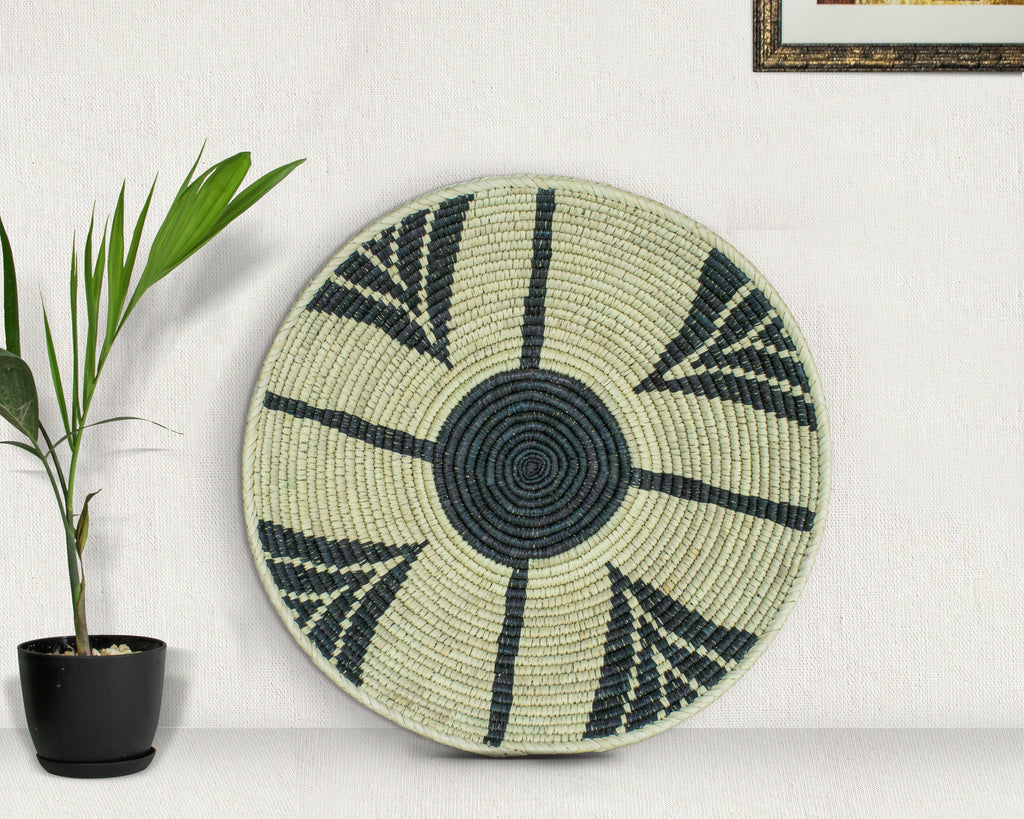 Midnight Bloom Deep Bowl 18-inch DB-729-18