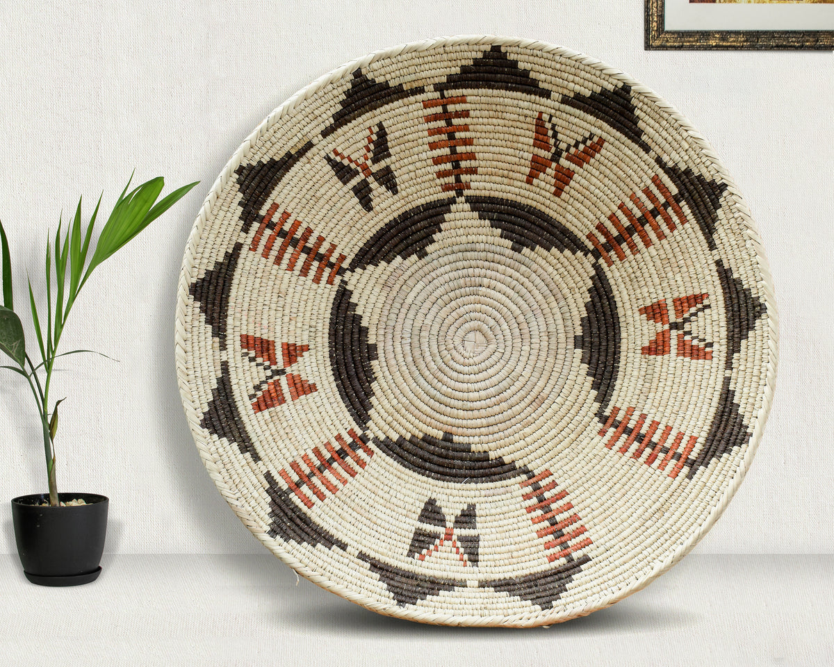 28" Dia Dancing Butterflies Statement Wall Basket
