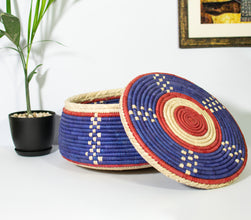 Sky Trail Southwestern Lid Basket