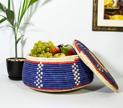 Sky Trail Southwestern Lid Basket