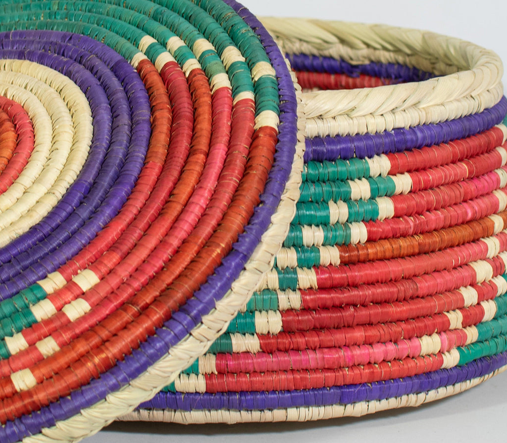 Whirl Bloom Lidded Basket