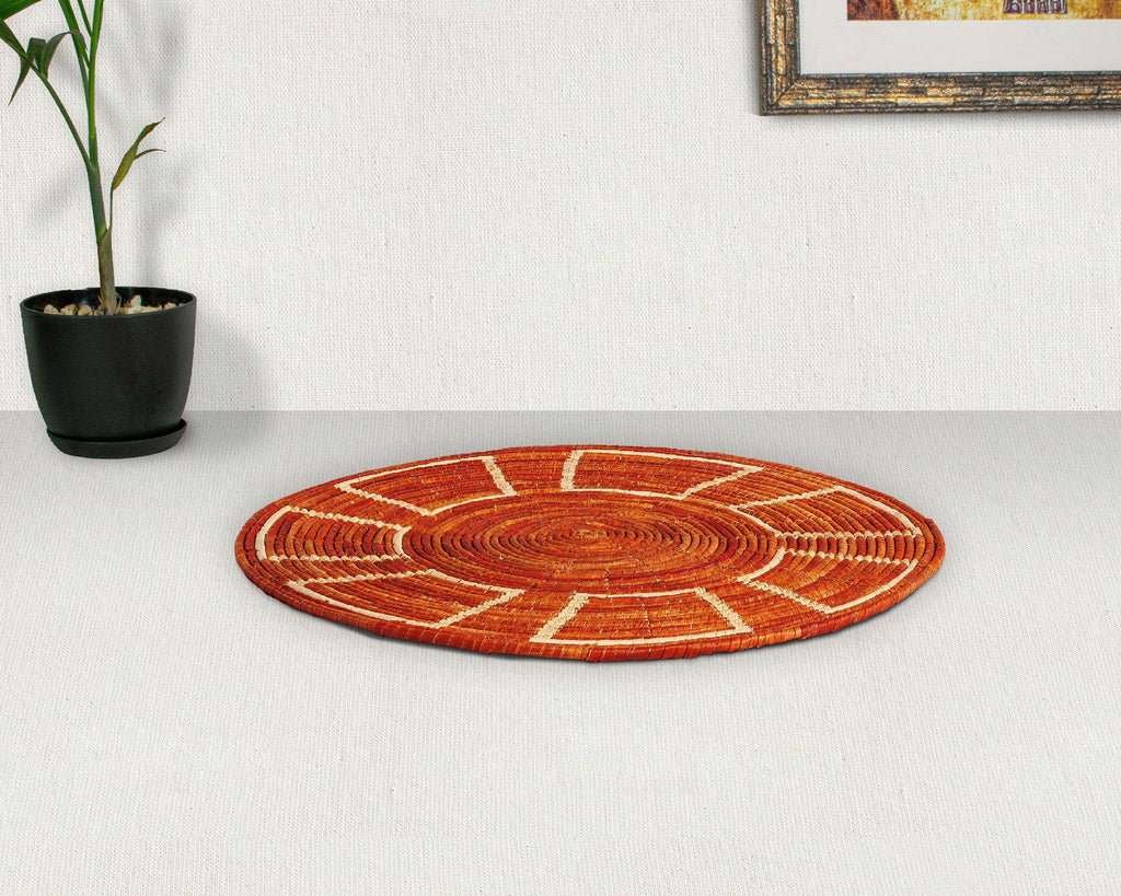 Red Mesa Mat Wall Basket 14-inch MT-013-14