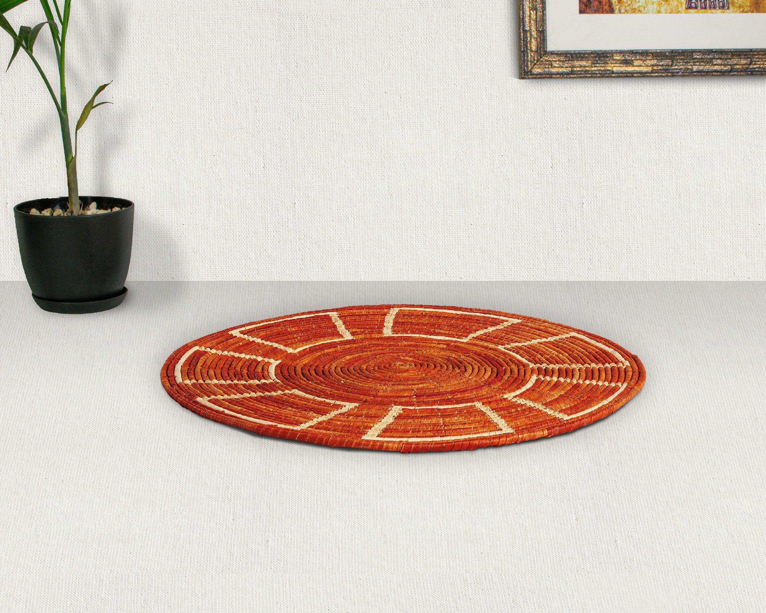 Red Mesa Mat Wall Basket 14-inch MT-013-14