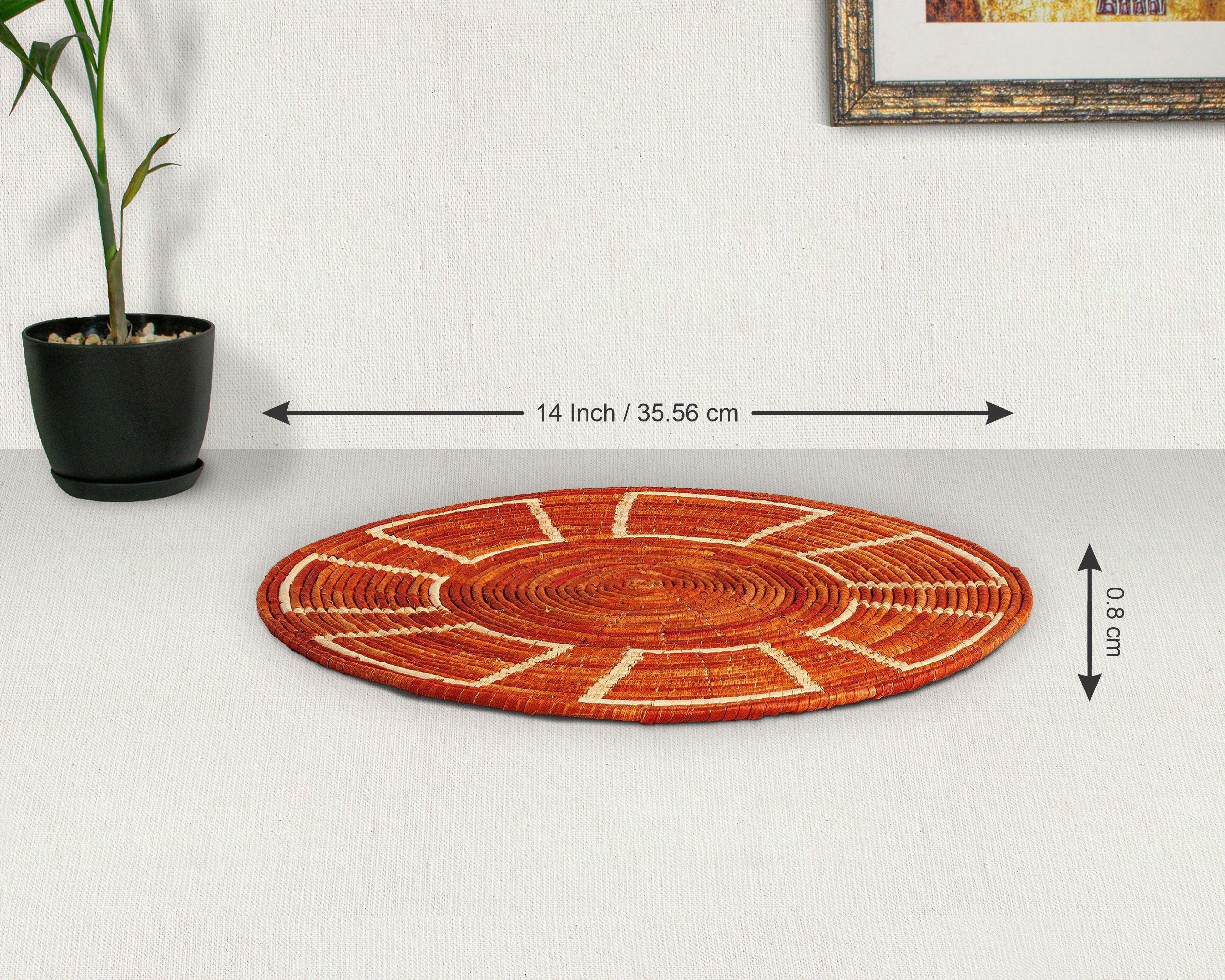 Red Mesa Mat Wall Basket 14-inch MT-013-14