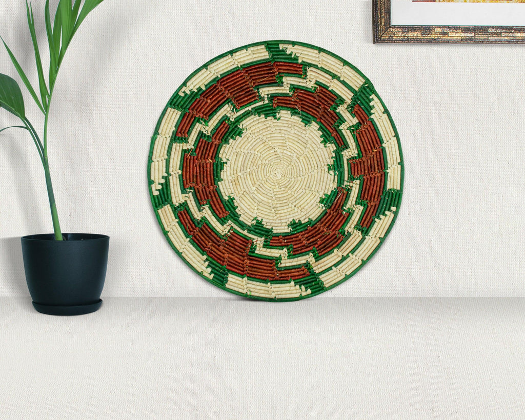 Green Archives Mat Wall Basket 14-inch MT-215-15