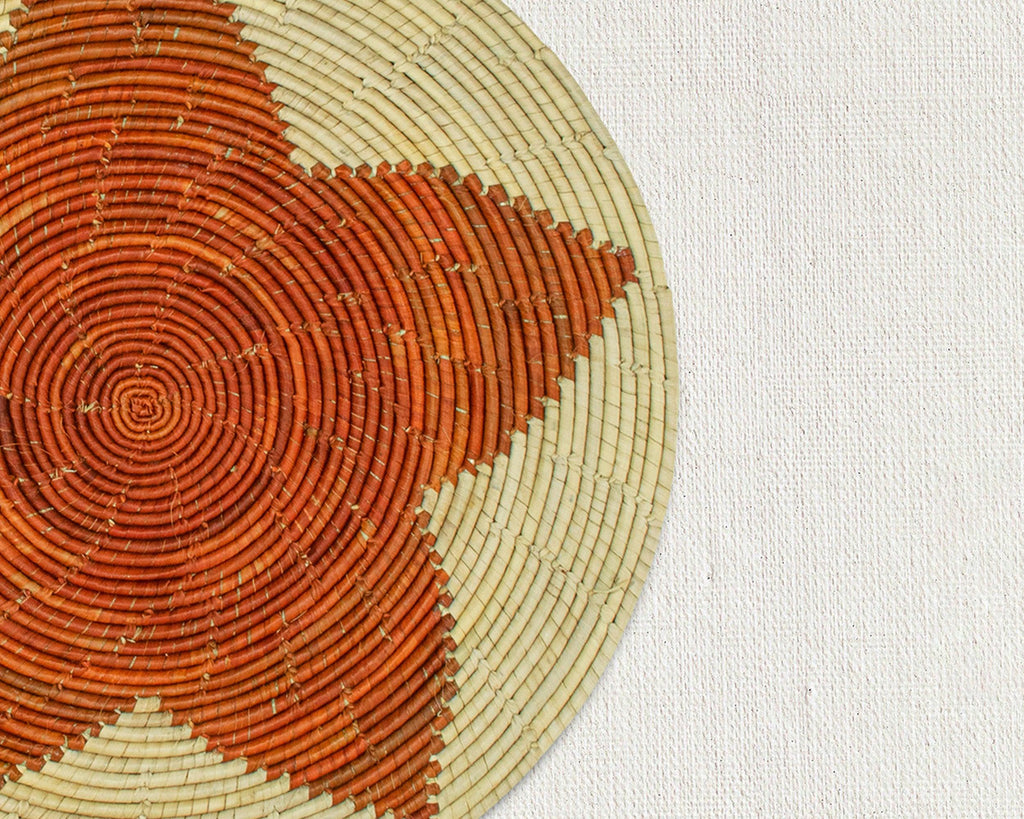 Red Star Mat Wall Basket 14-inch MT-206-15