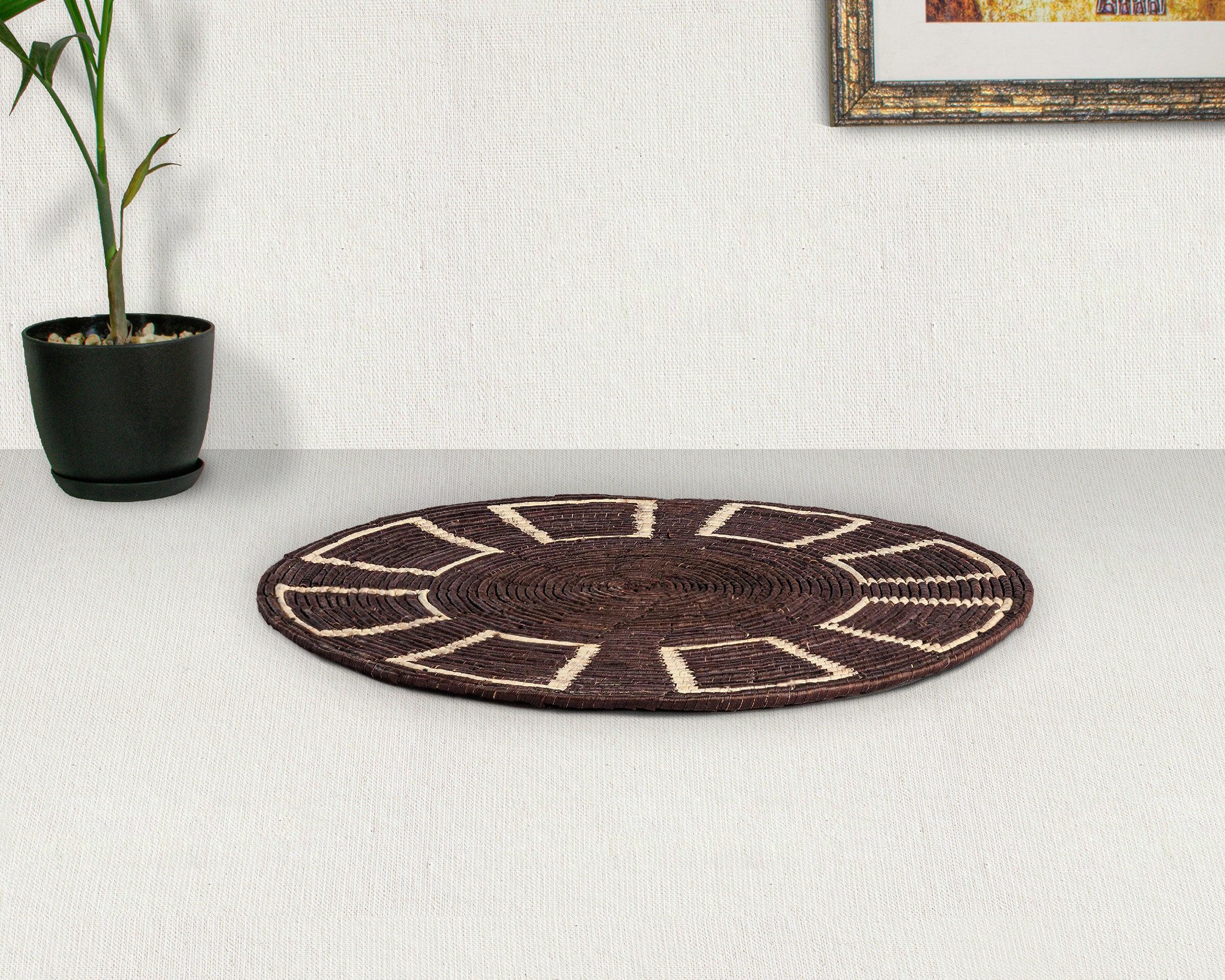 Brown Mesa Mat Wall Basket 14-inch MT-012-14