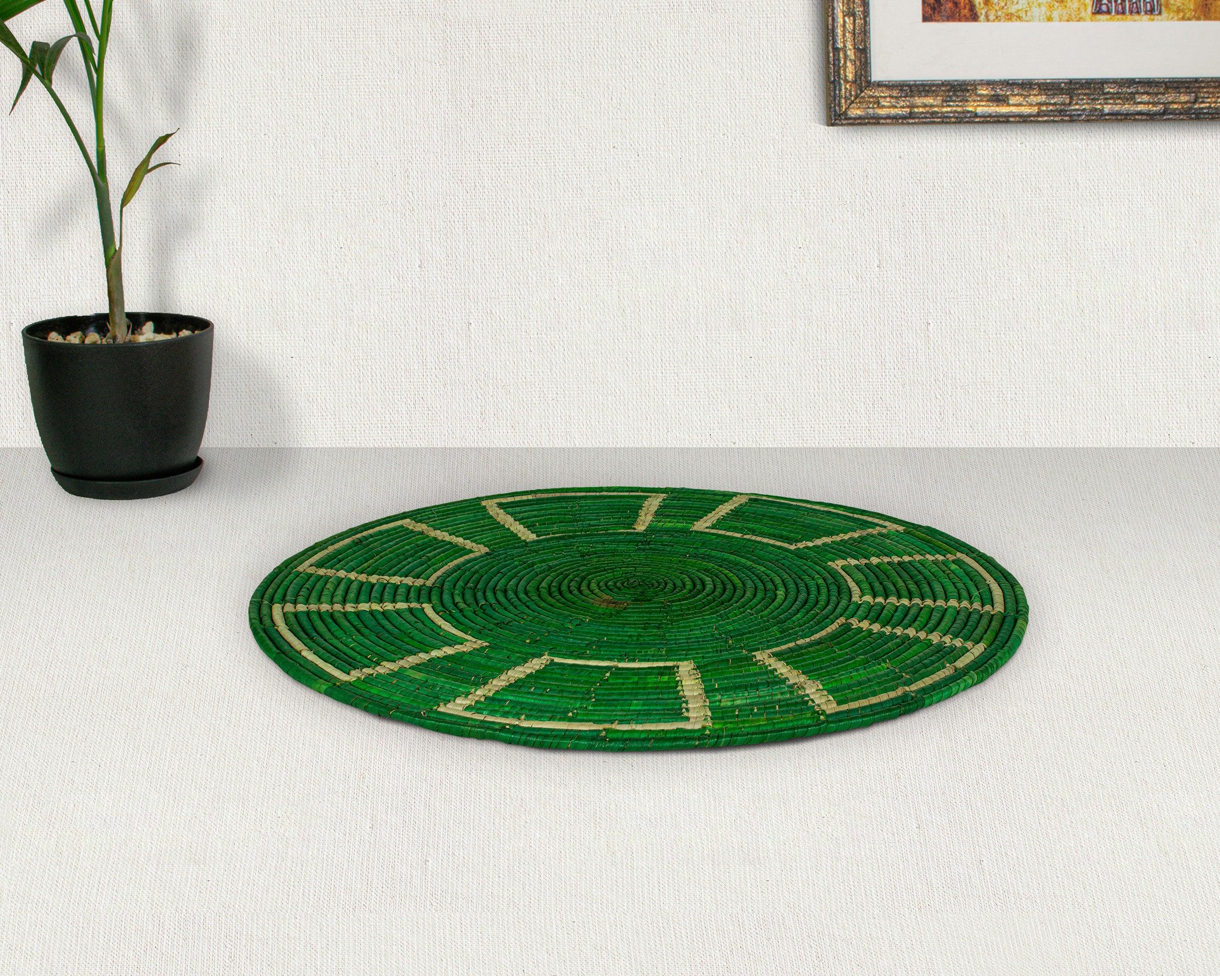 Green Mesa Mat Wall Basket 14-inch MT-211-15