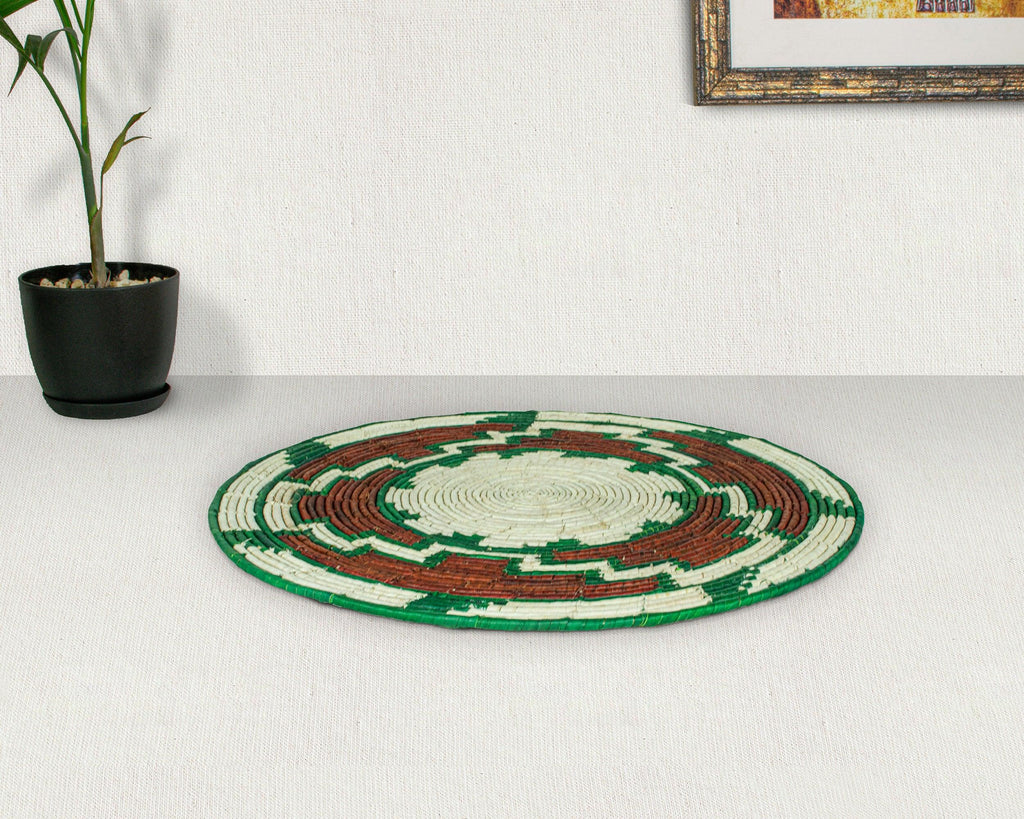 Green Archives Mat Wall Basket 14-inch MT-215-15