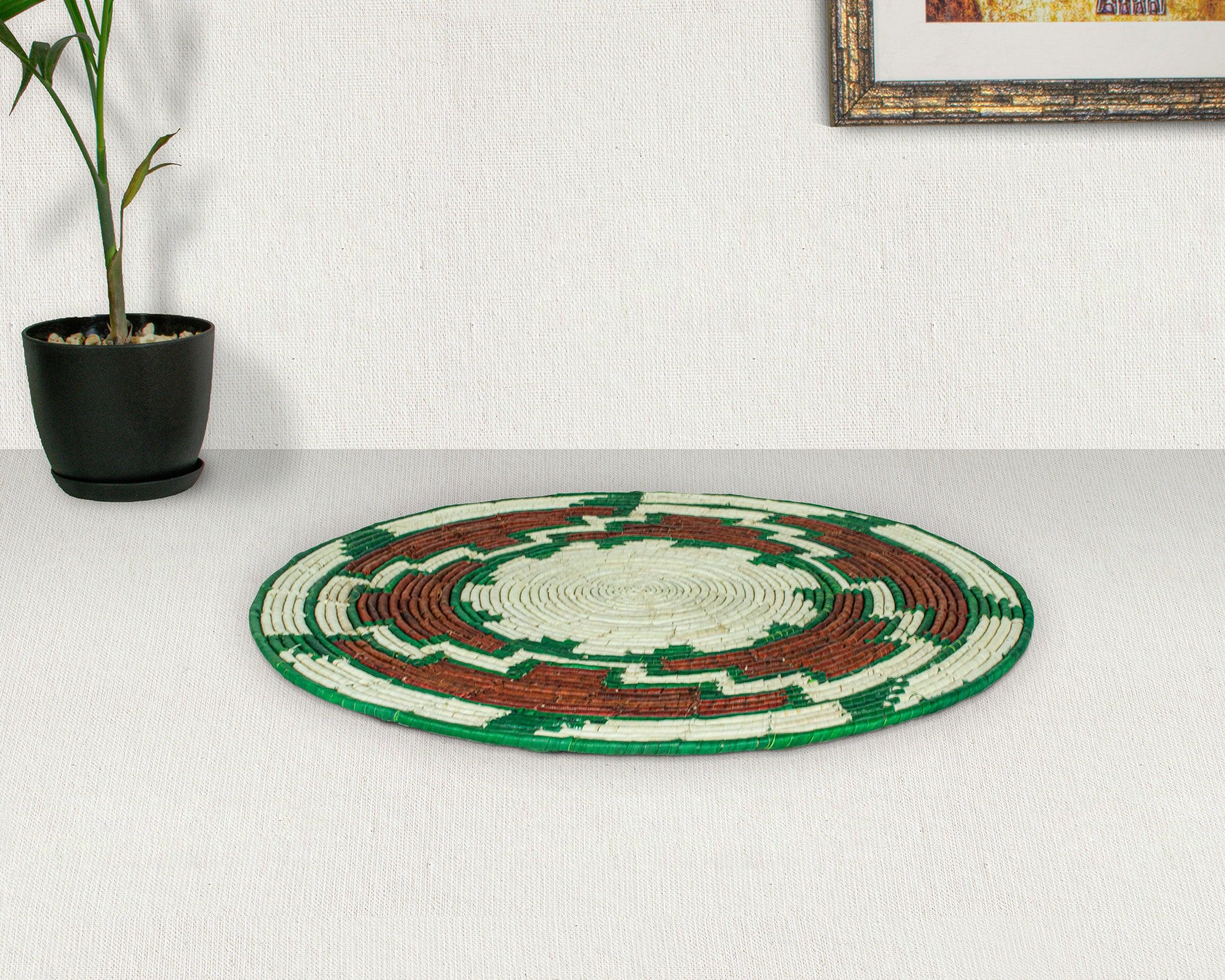 Green Archives Mat Wall Basket 14-inch MT-215-15