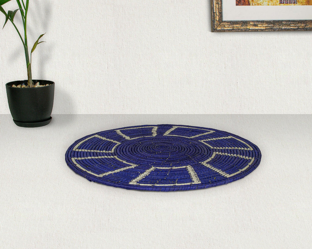 Indigo Mesa Mat Wall Basket 14-inch MT-219-15