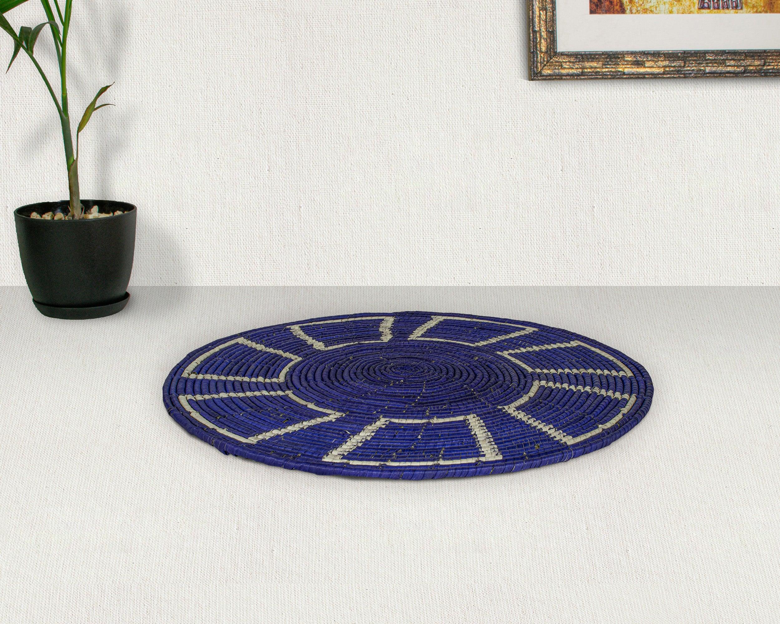 Indigo Mesa Mat Wall Basket 14-inch MT-219-15