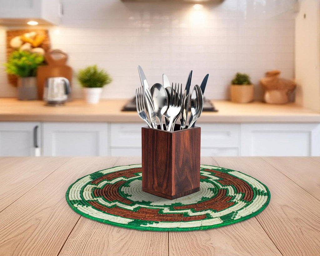 Green Archives Mat Wall Basket 14-inch MT-215-15