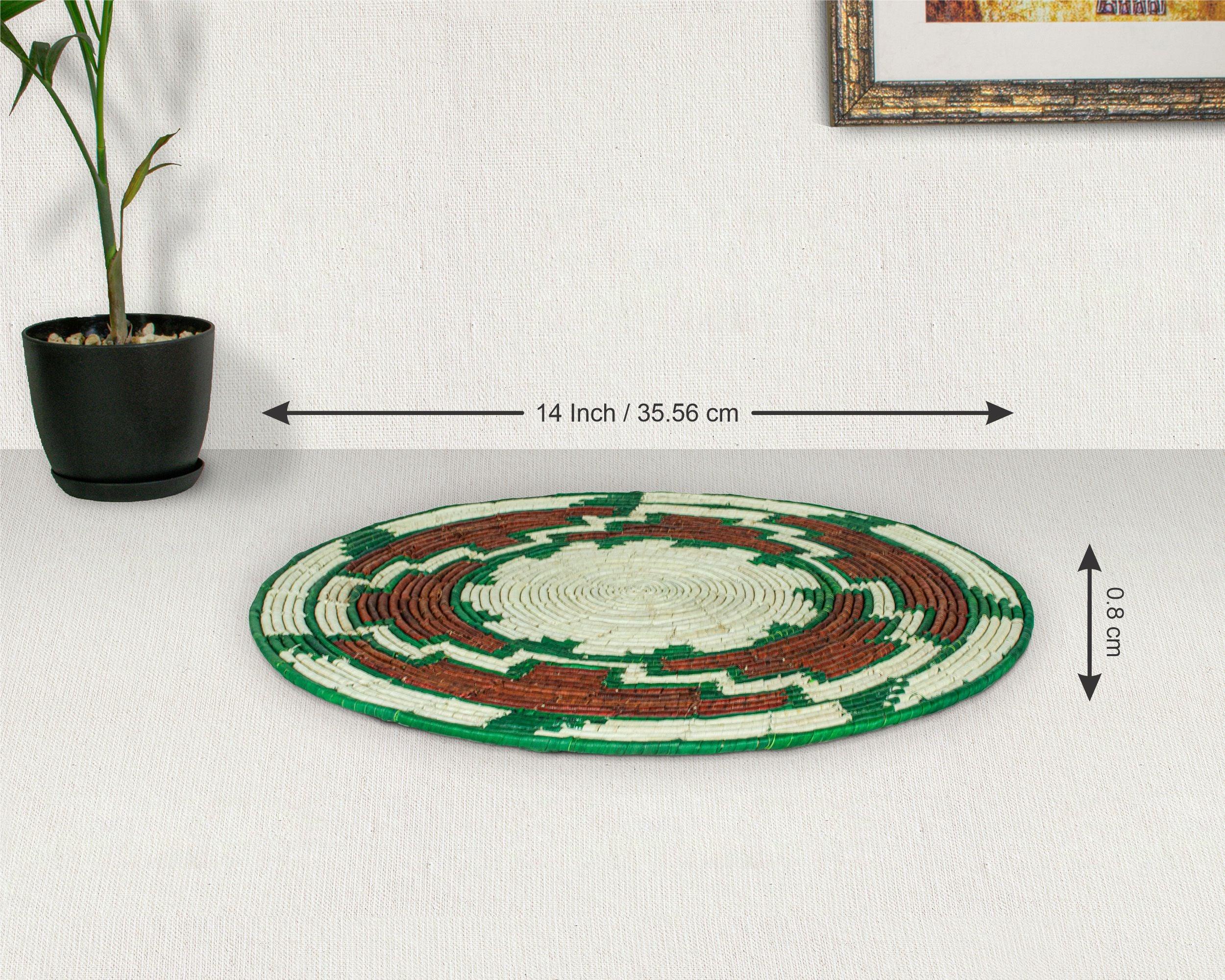 Green Archives Mat Wall Basket 14-inch MT-215-15