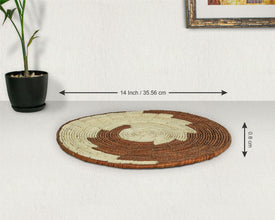 Spiral Mat Wall Basket 14-inch