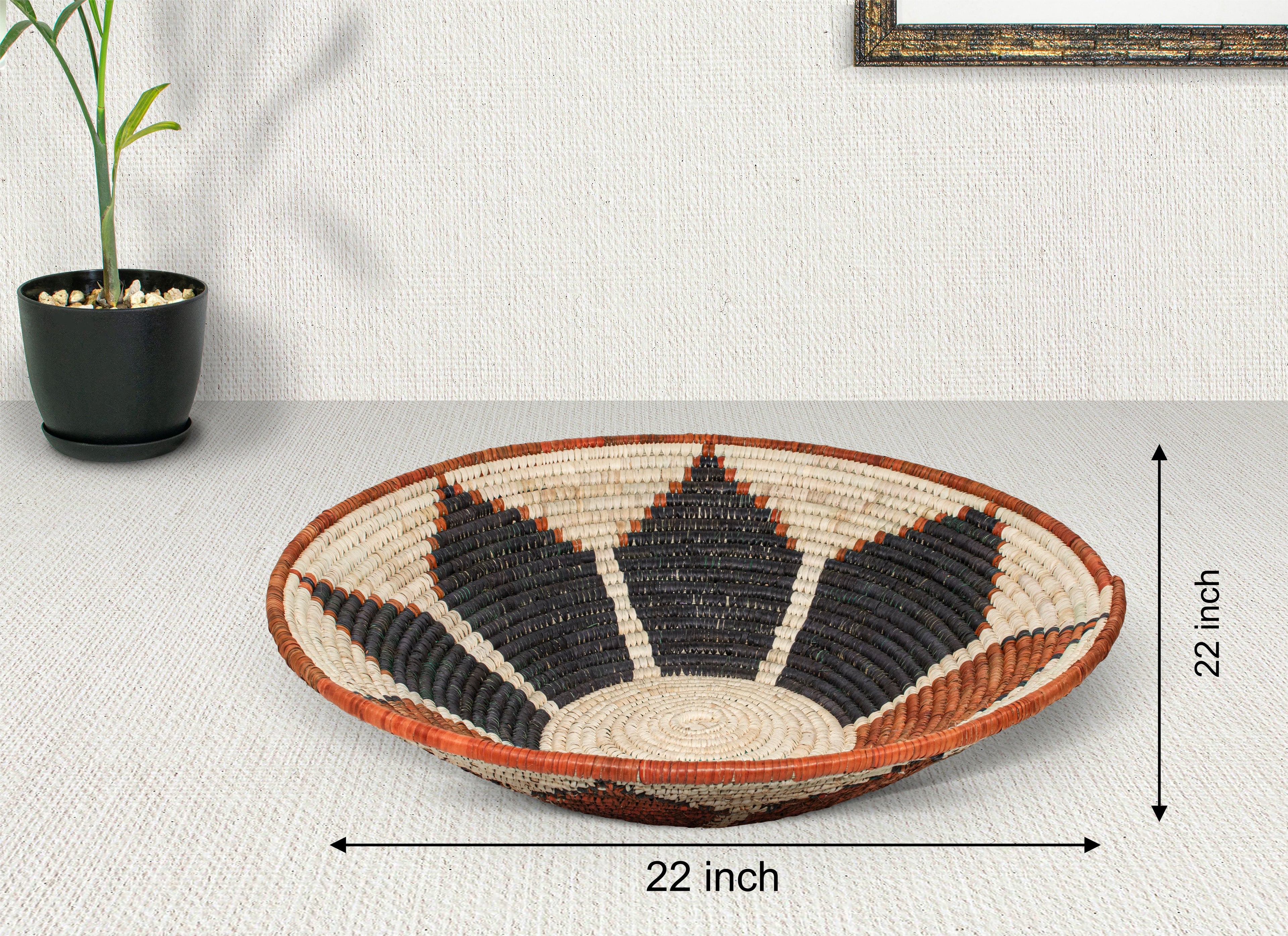 Star Path Bowl Basket 22-Inch LBW-551-22