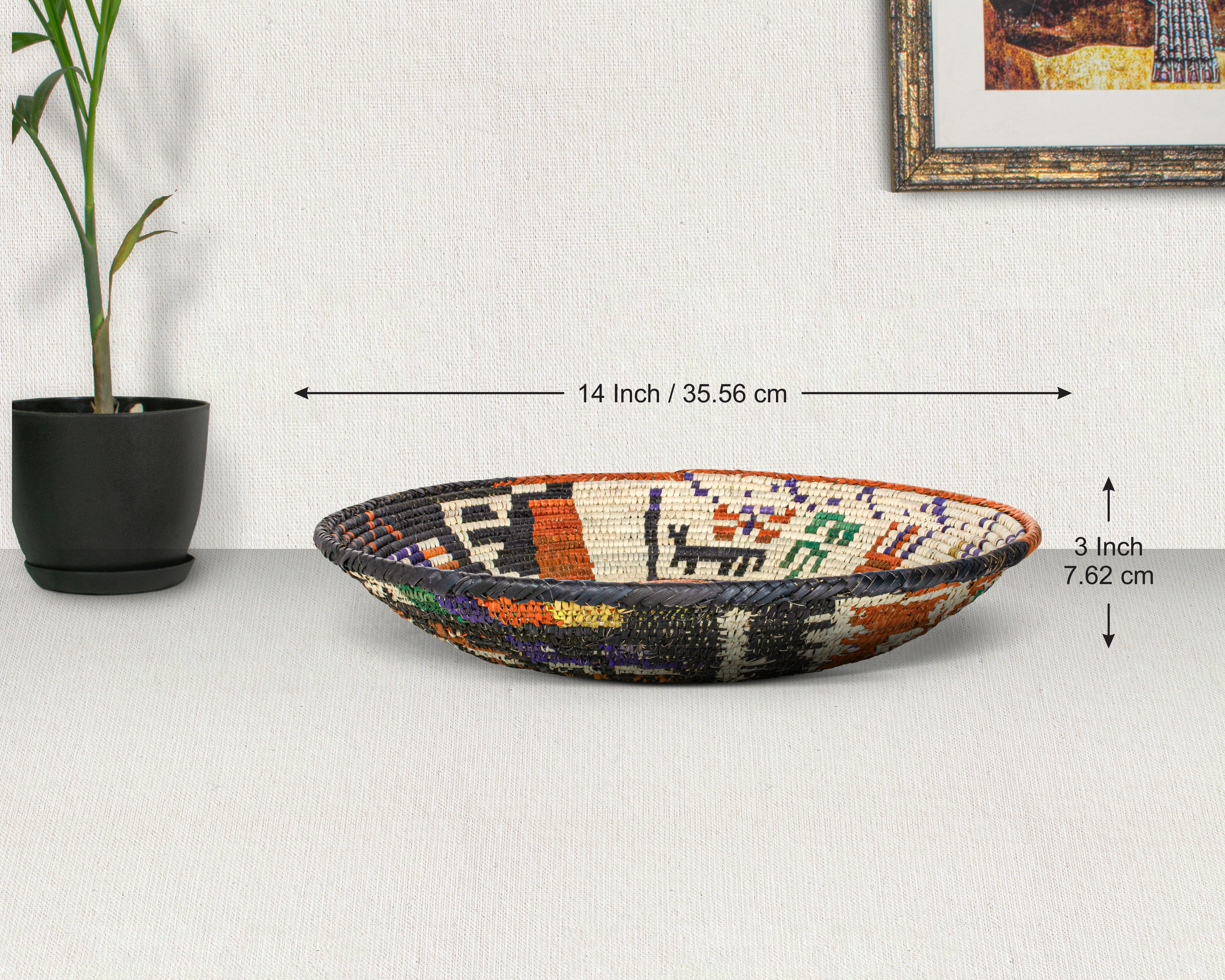 Park Stories Bowl Basket 14-inch BSK-162-15