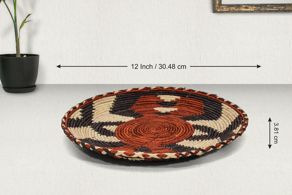 Thunder Storm Flat Basket 12-inch