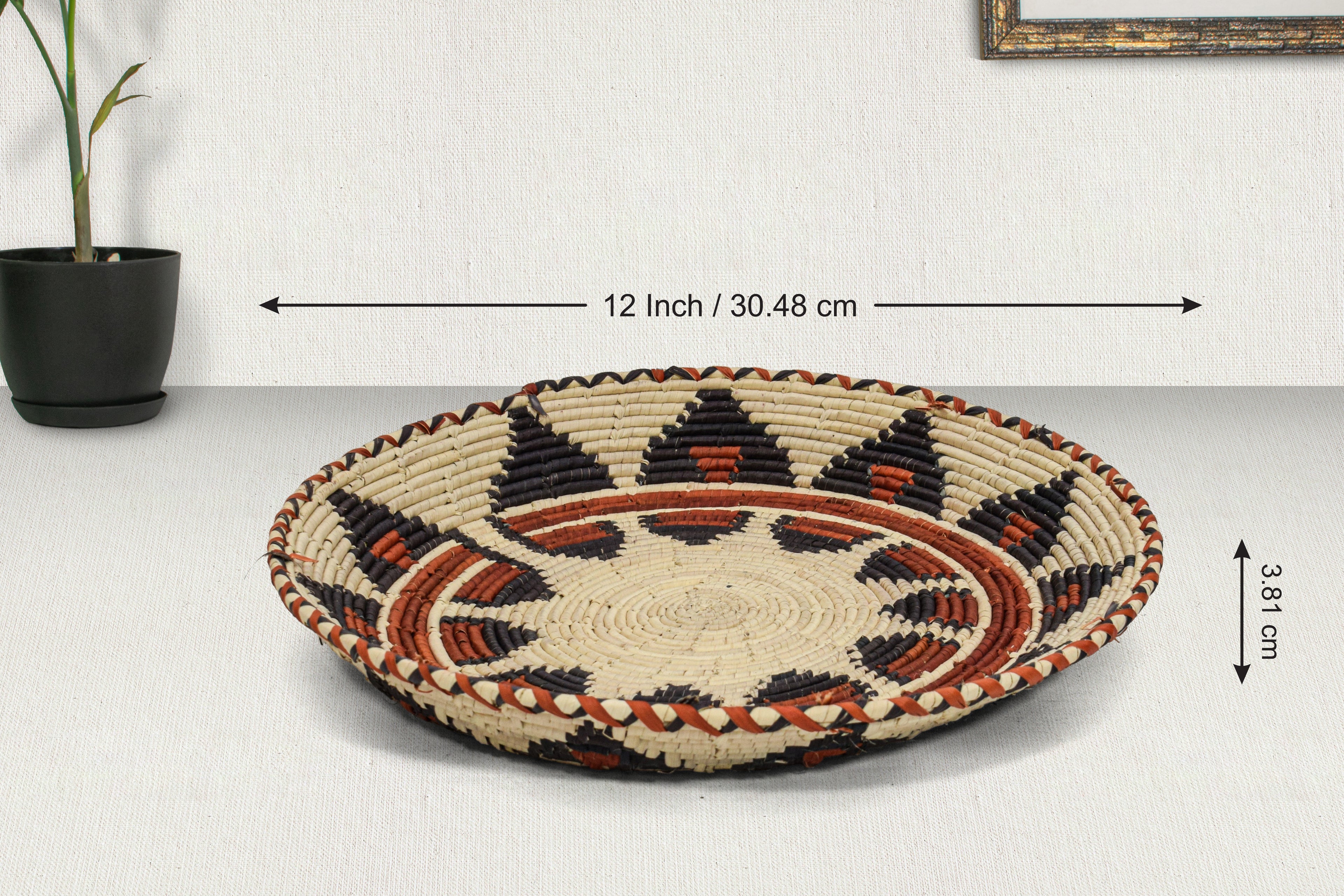 Sun Star Flat Basket 12-inch