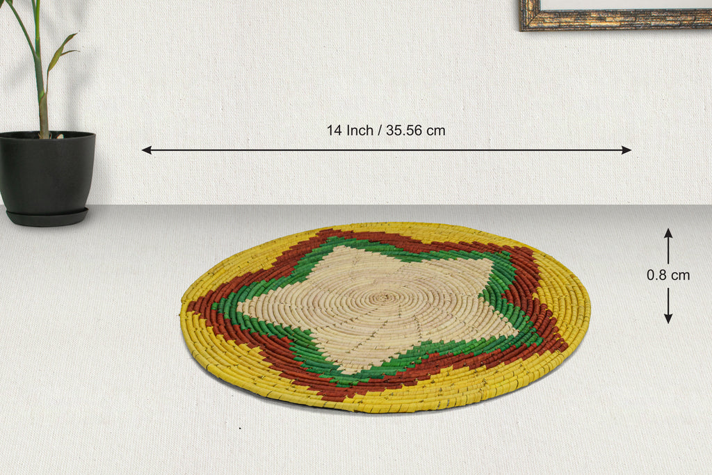 Yellow Mesa Flat Basket