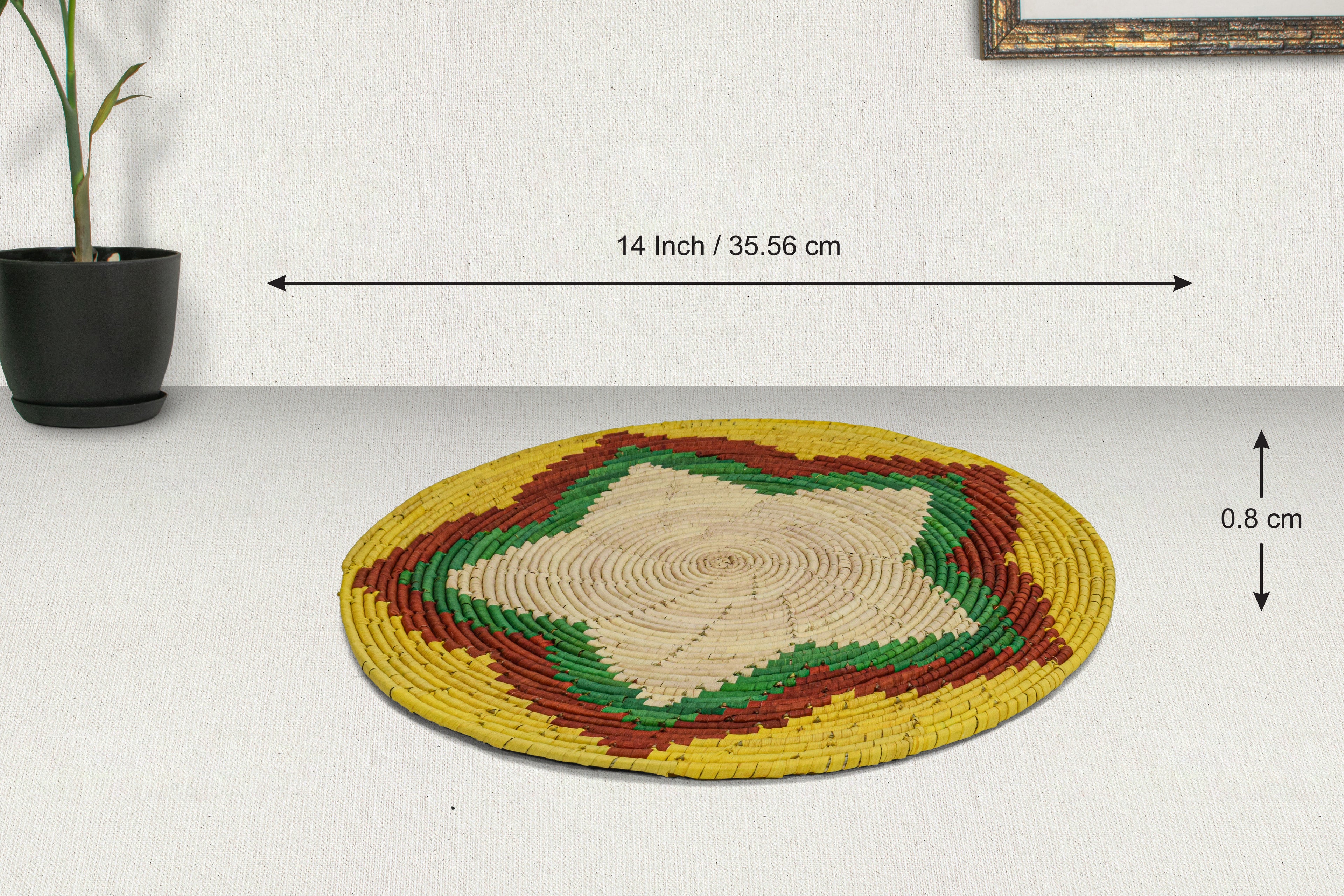 Yellow Mesa Flat Basket