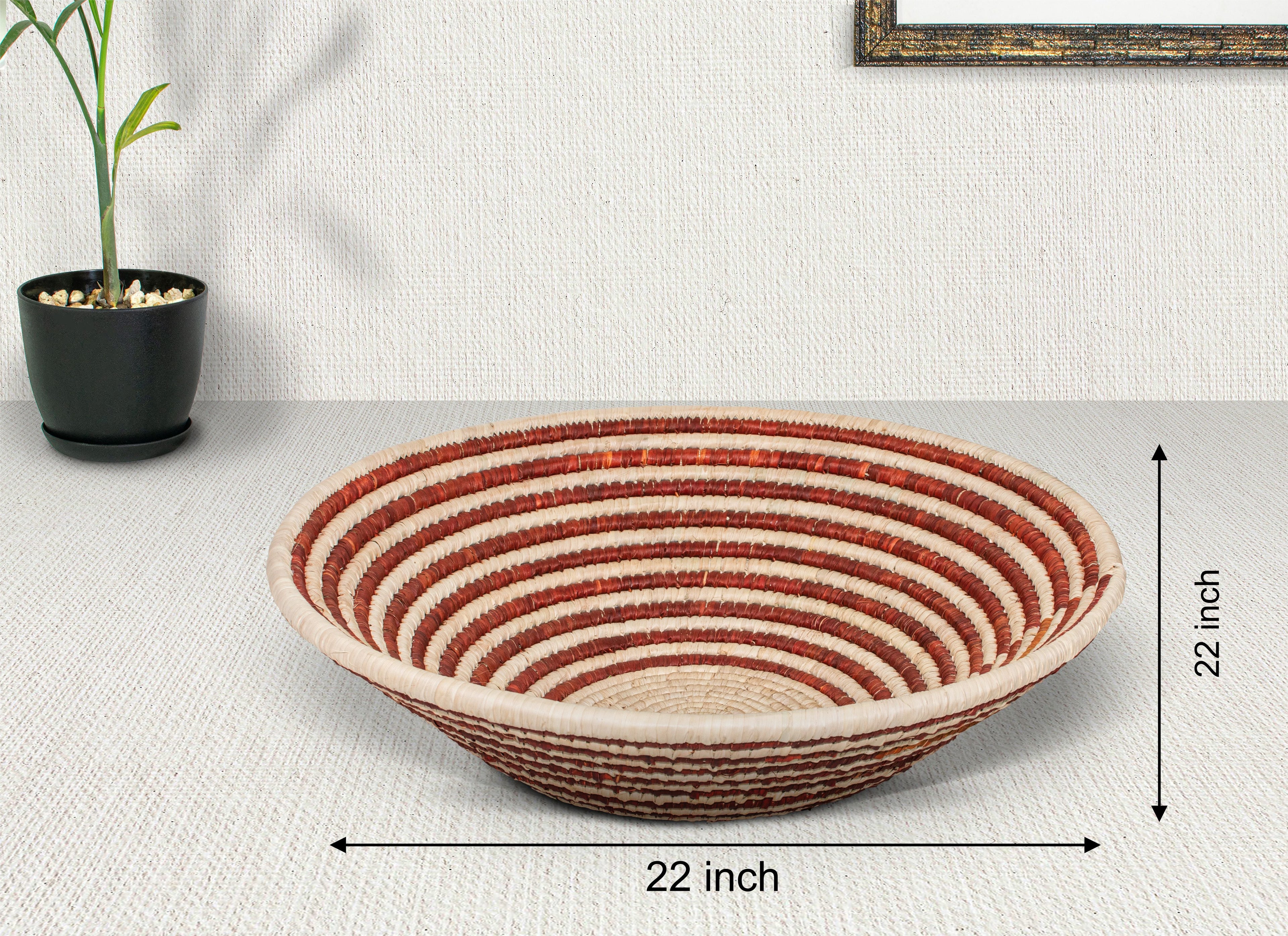 Red Echo Bowl Basket 18-20-Inch LBW-556-18