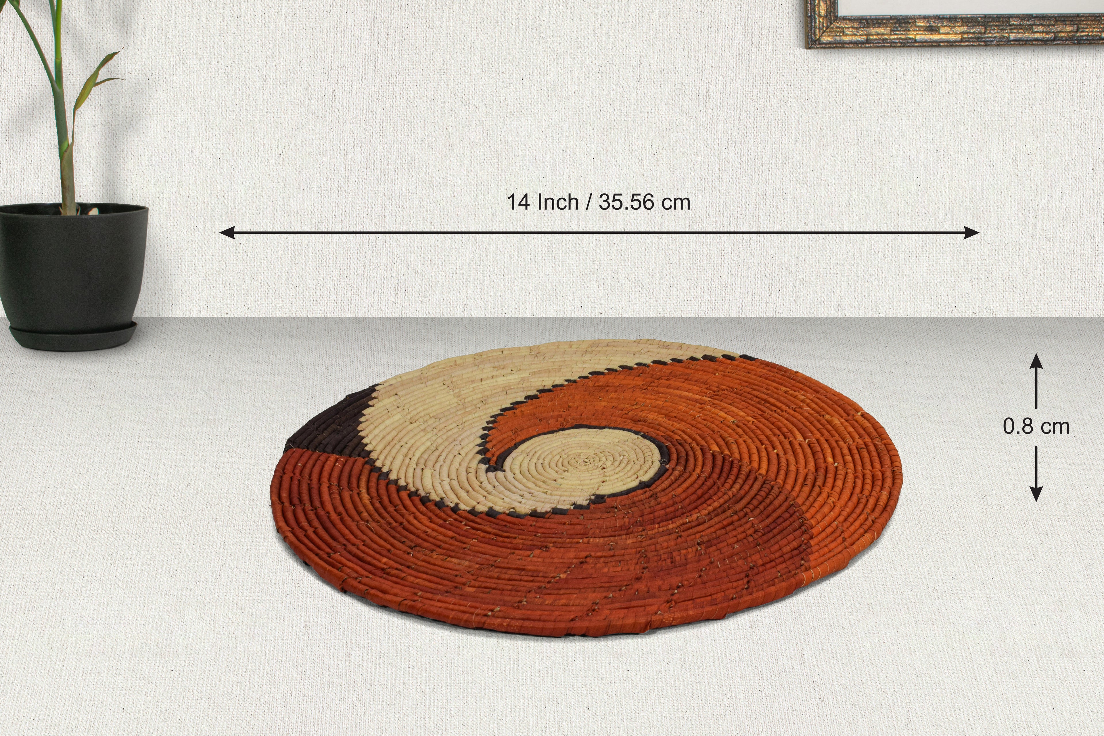 Rustic Trails Mat Wall Basket 14-inch MT-241-15