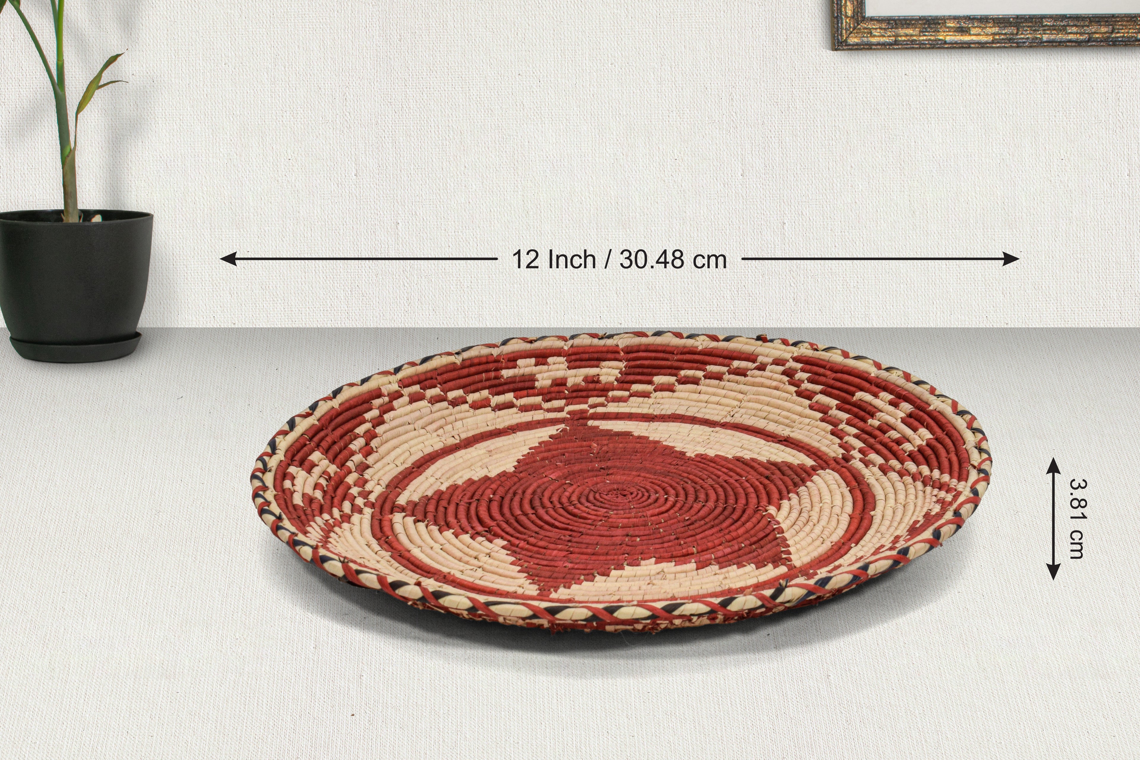 Dogs Orbit Flat Basket 12-inch