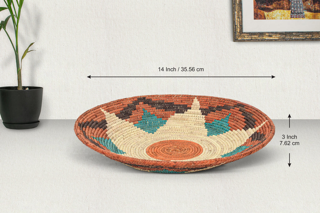 Rustic Lotus Bowl Basket