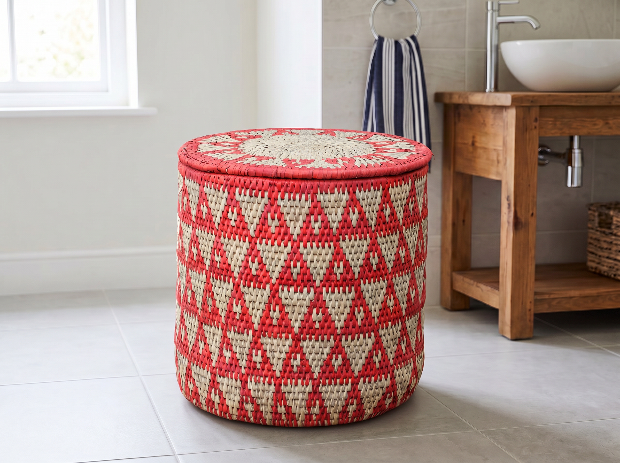Pojoaque Crimson Heirloom Hamper