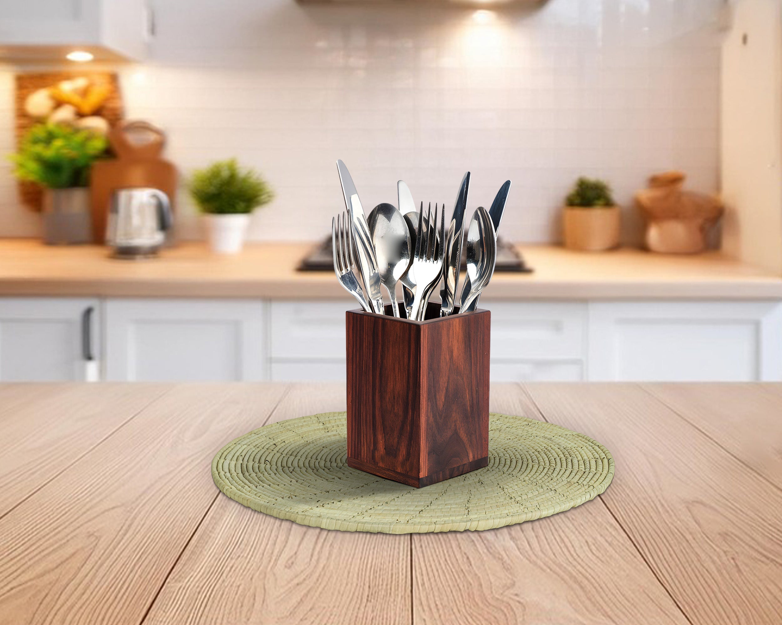 Plain White Flat Mat Basket 12-inch MT-249-10