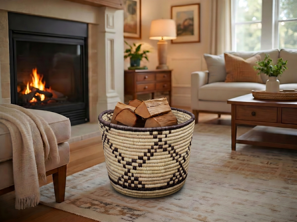 Dotted Wave Planter Basket