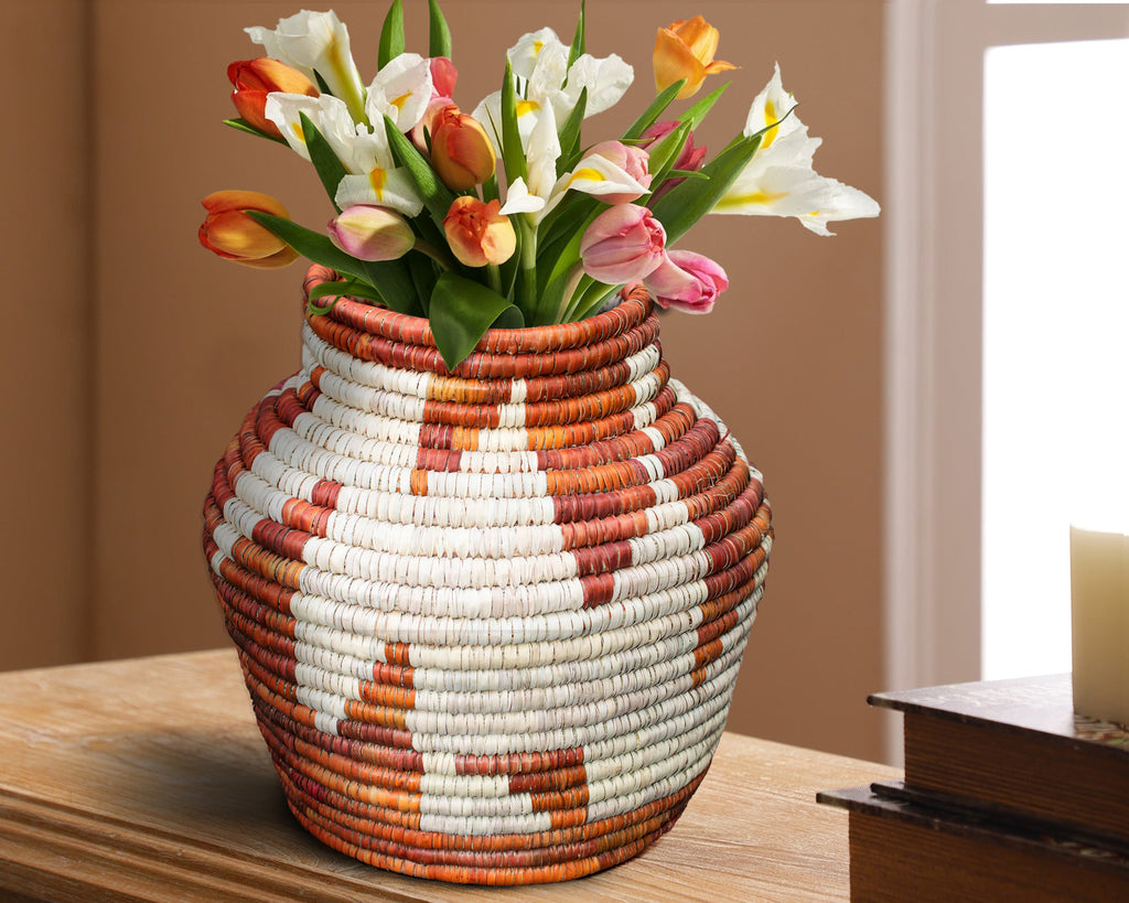 Wavy Storm Vintage Potter Basket - PP-1134-12