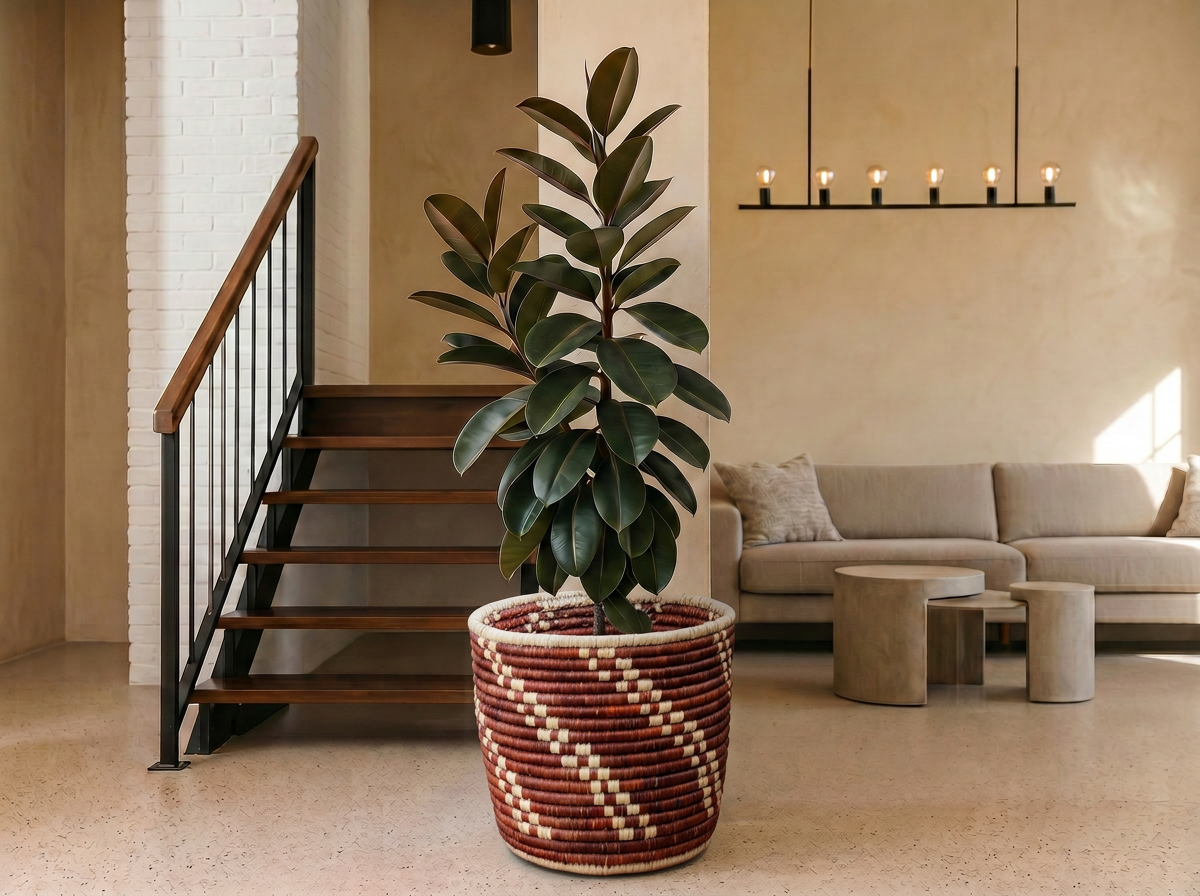 Aged WIne Planter Basket